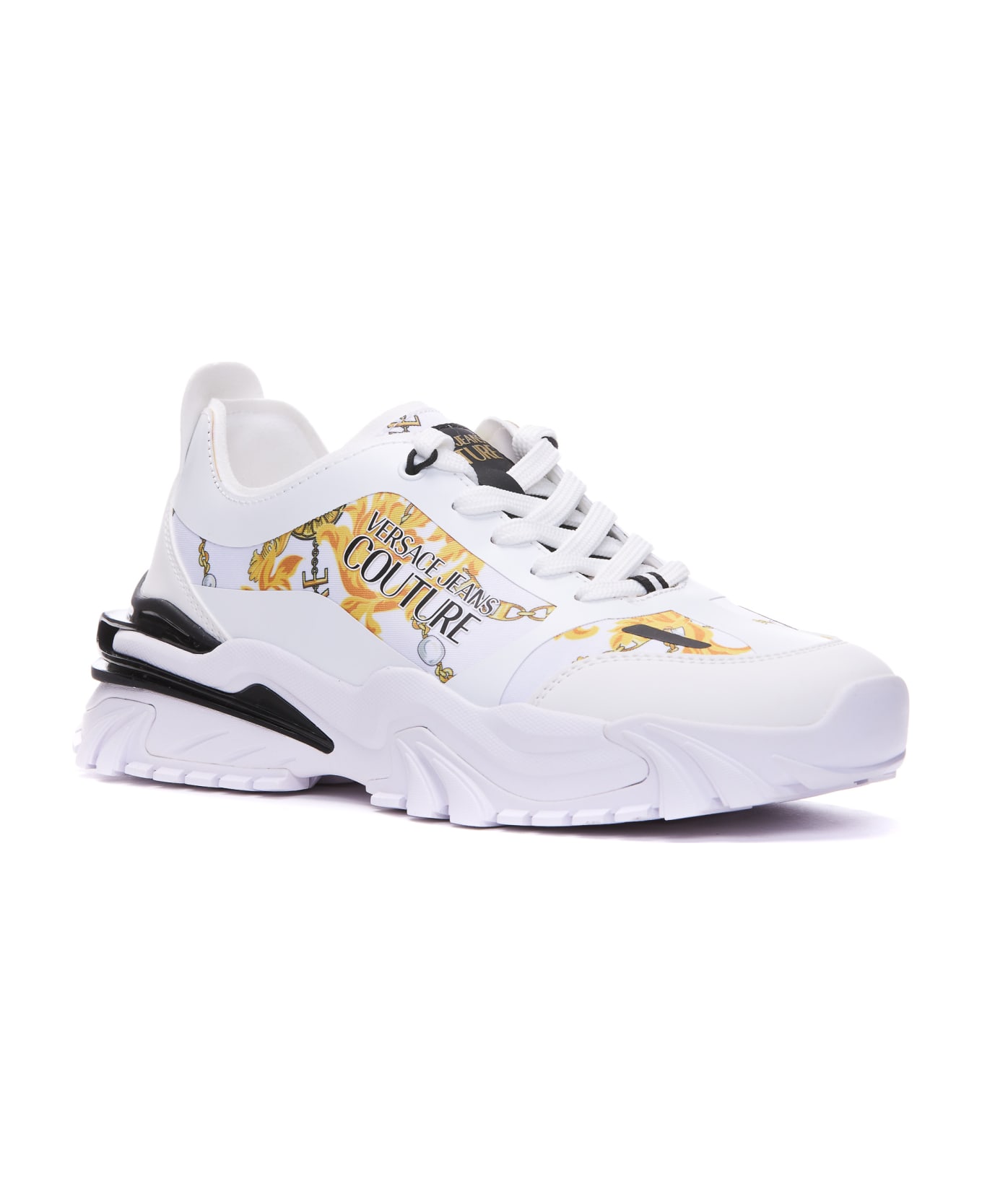 Versace Jeans Couture Trail Track Chain Couture Sneakers - White