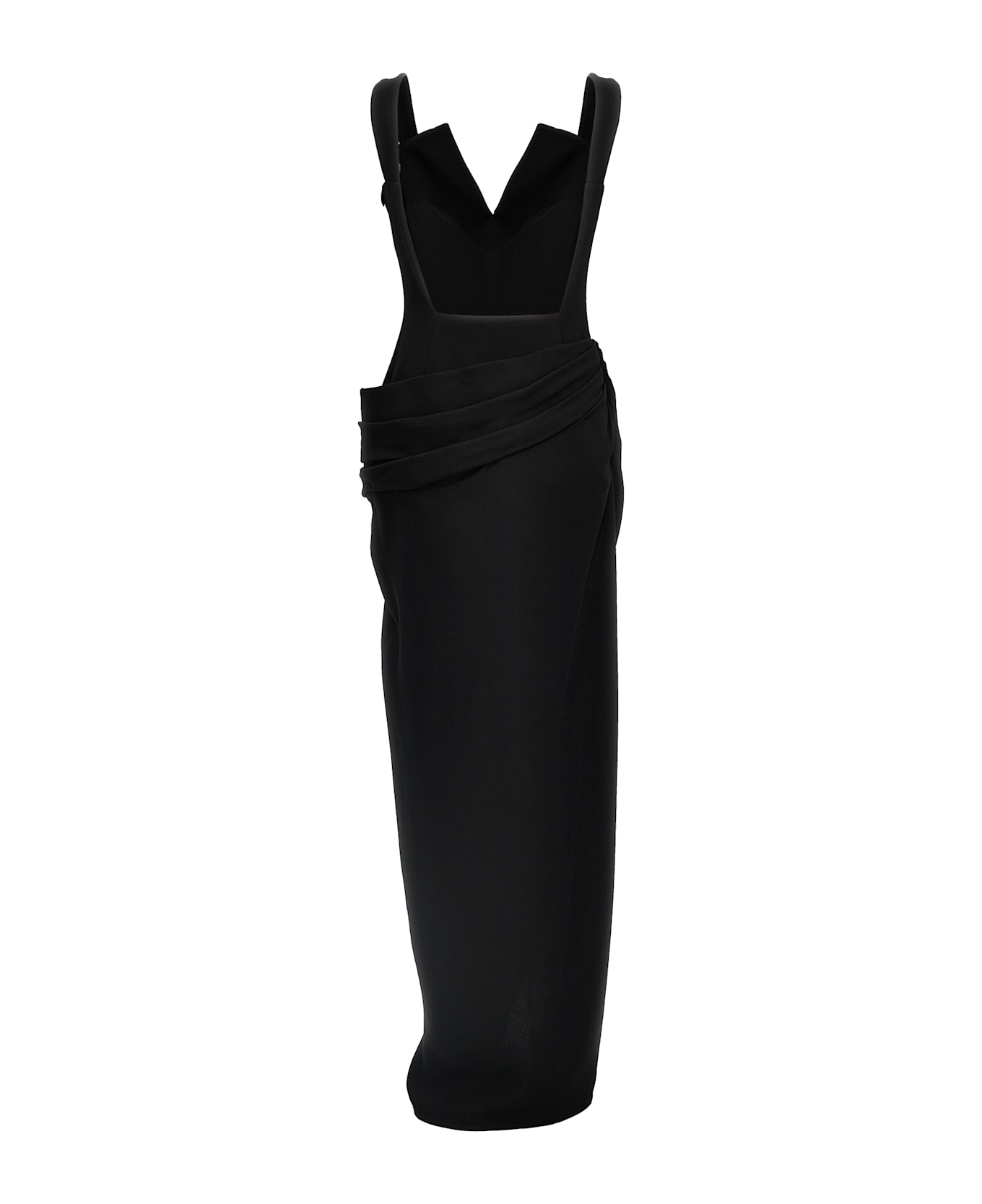 Givenchy Draped Dress - Black  