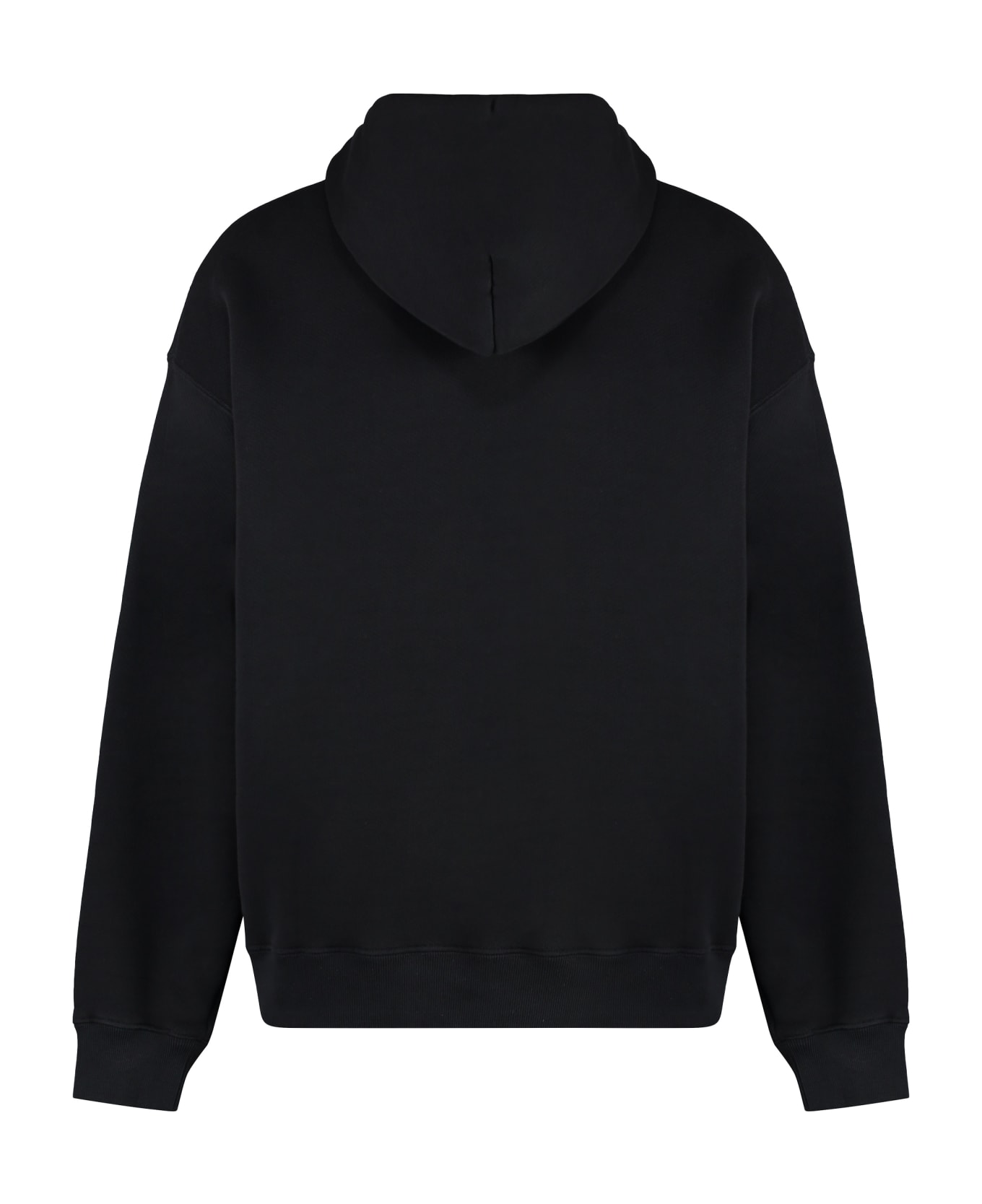 Off-White Logo Print Hoodie - black