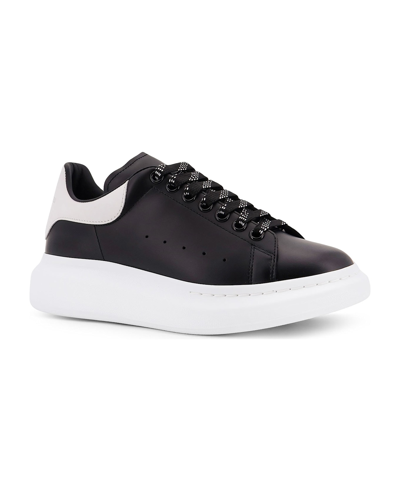 Alexander McQueen Low-top Leather Sneakers - Black