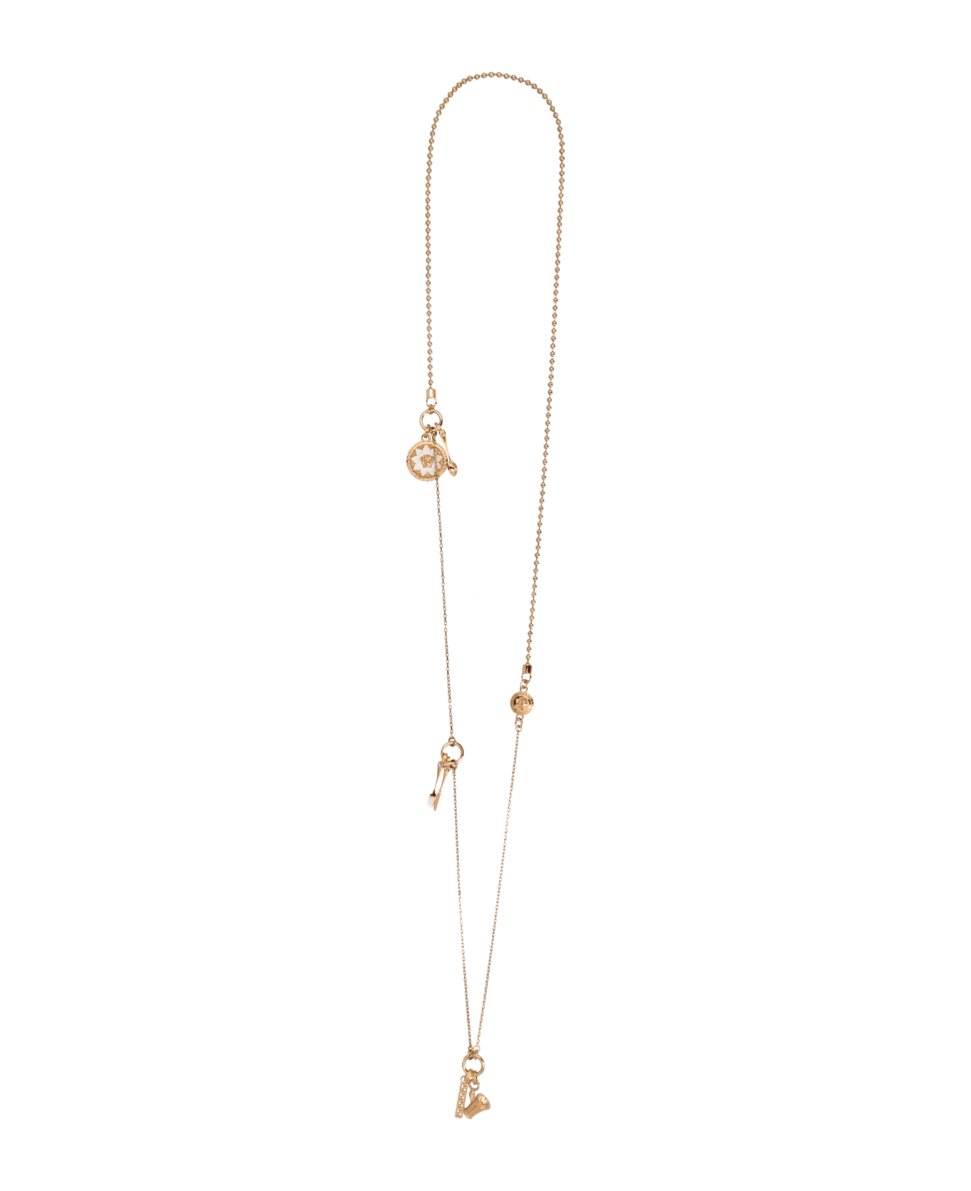 Versace Charms Necklace - Gold