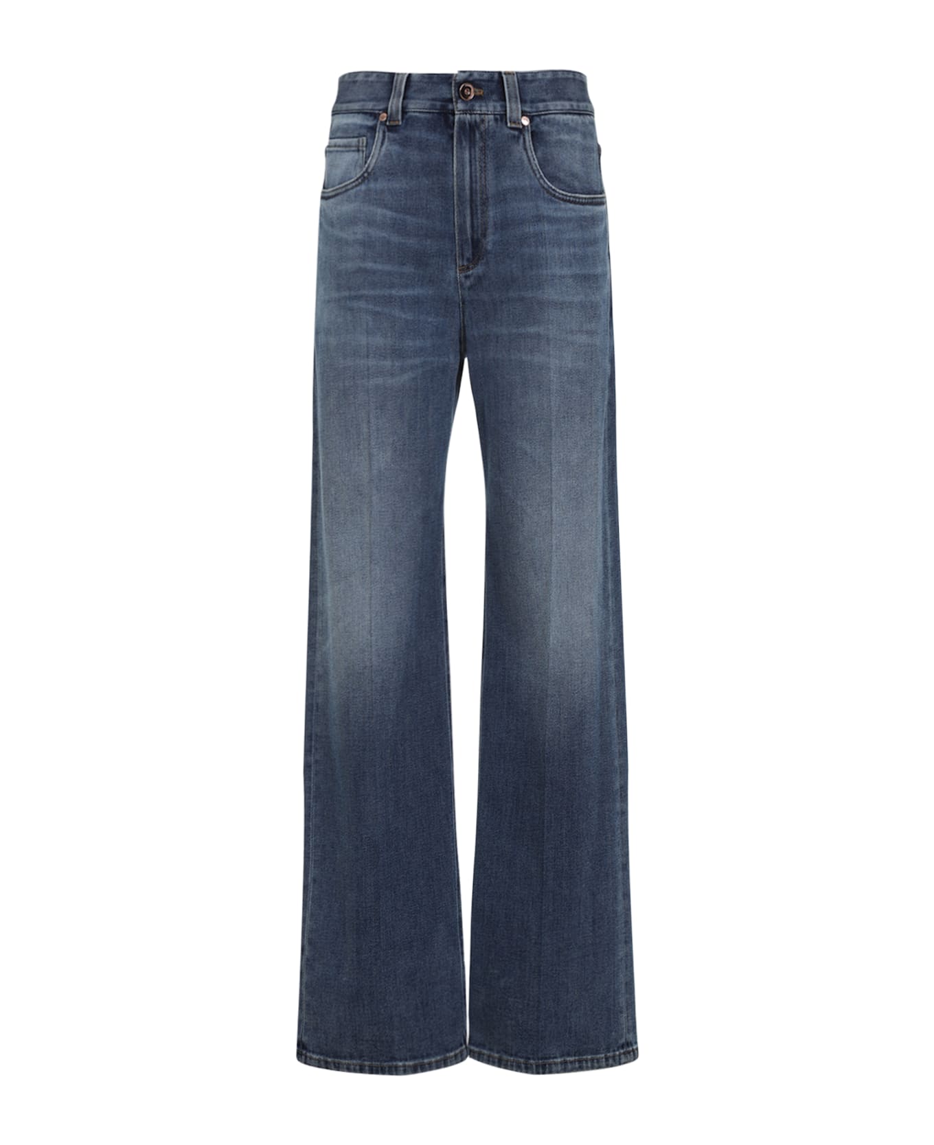 Brunello Cucinelli Cotton Jeans - Essential Blue
