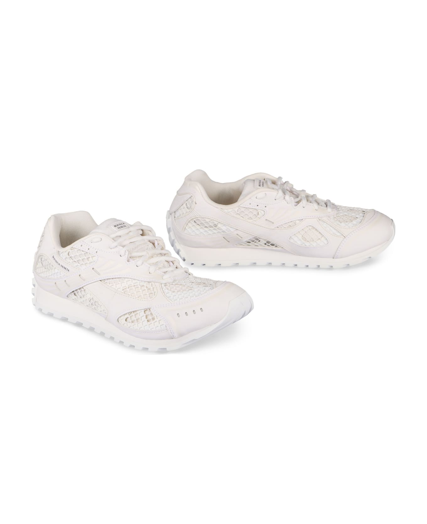 Bottega Veneta Orbit Running Sneakers - White