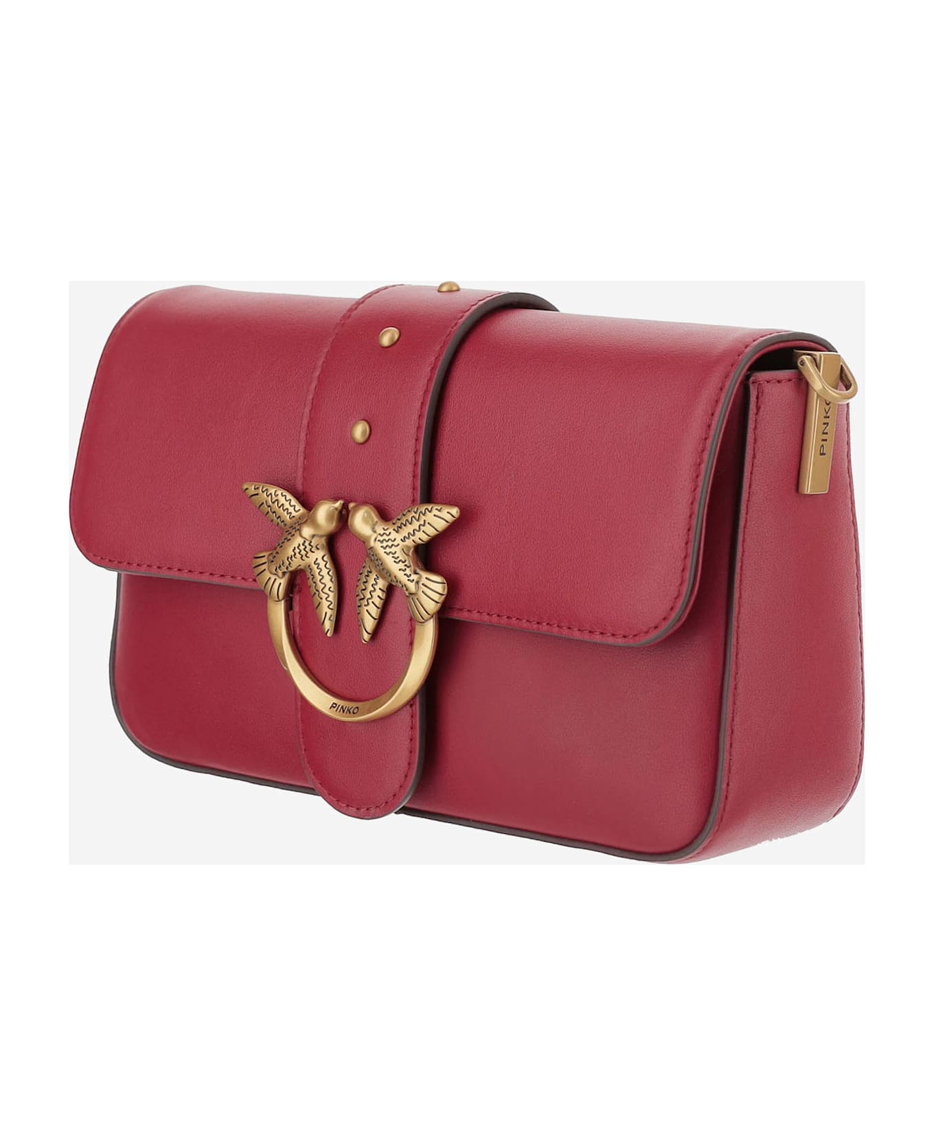 Pinko Classic Love Bag Slouchy Shoulder Bag - Red