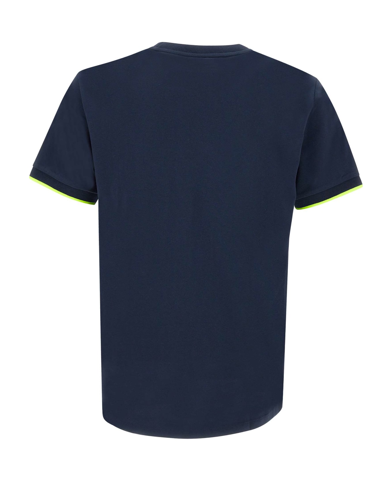 Sun 68 'small Stripes' Cotton T-shirt T-Shirt - NAVY BLUE