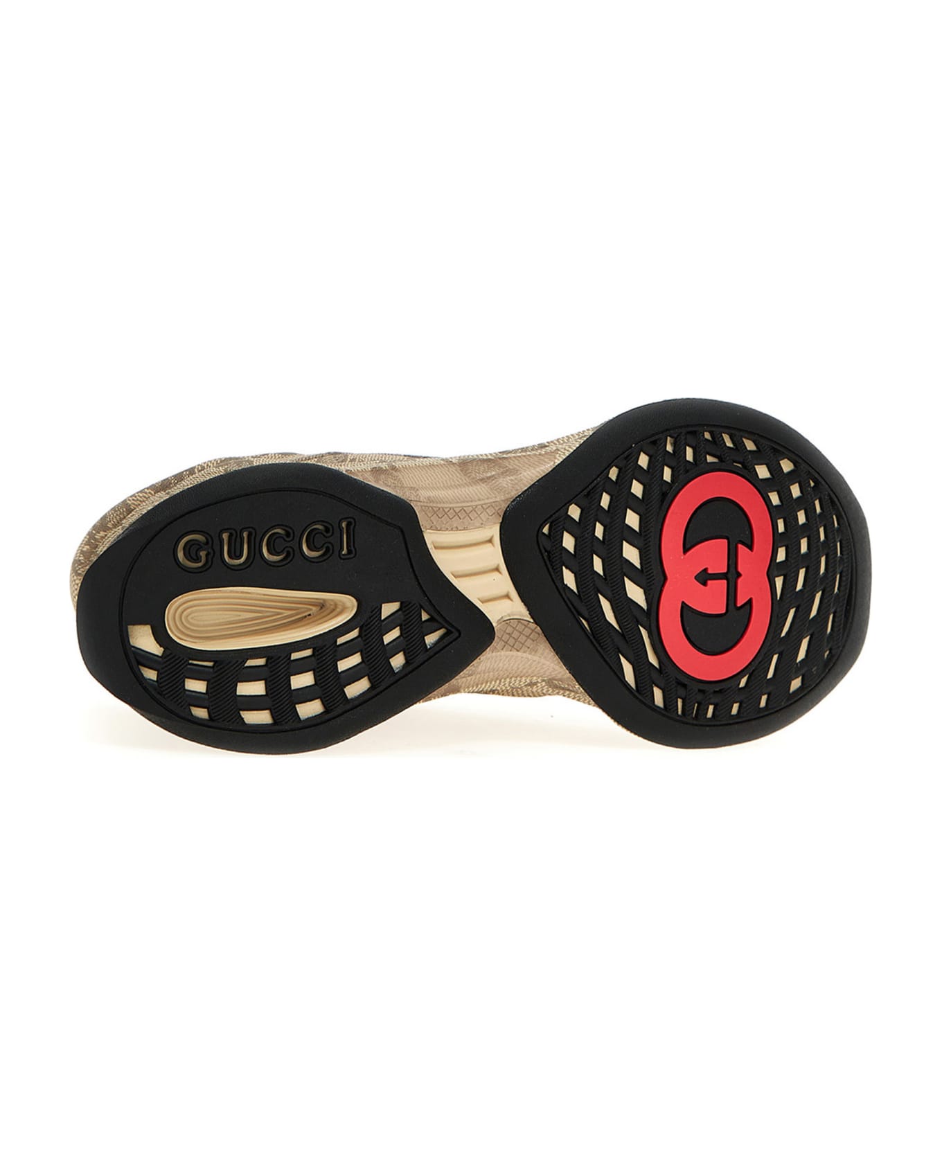 Gucci 'gucci Run' Sneakers - Beige