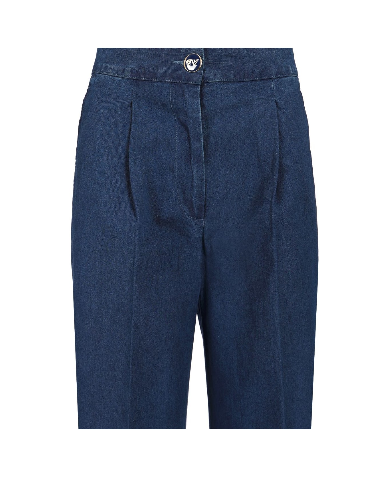 Valentino Garavani Medium Blue Denim Jeans - Medium Blue Denim