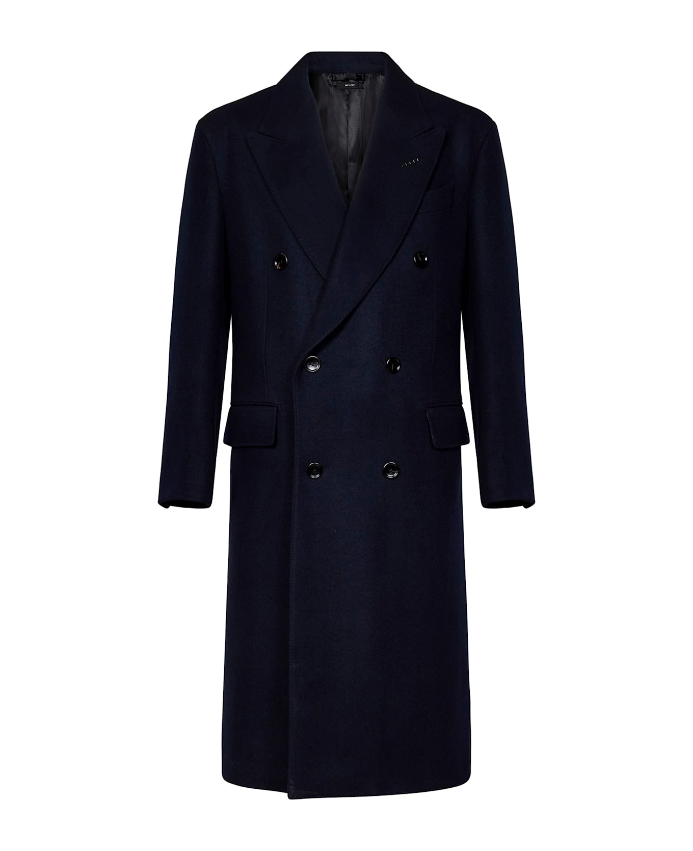 Tom Ford Double-breasted Tailored Coat - BLUE