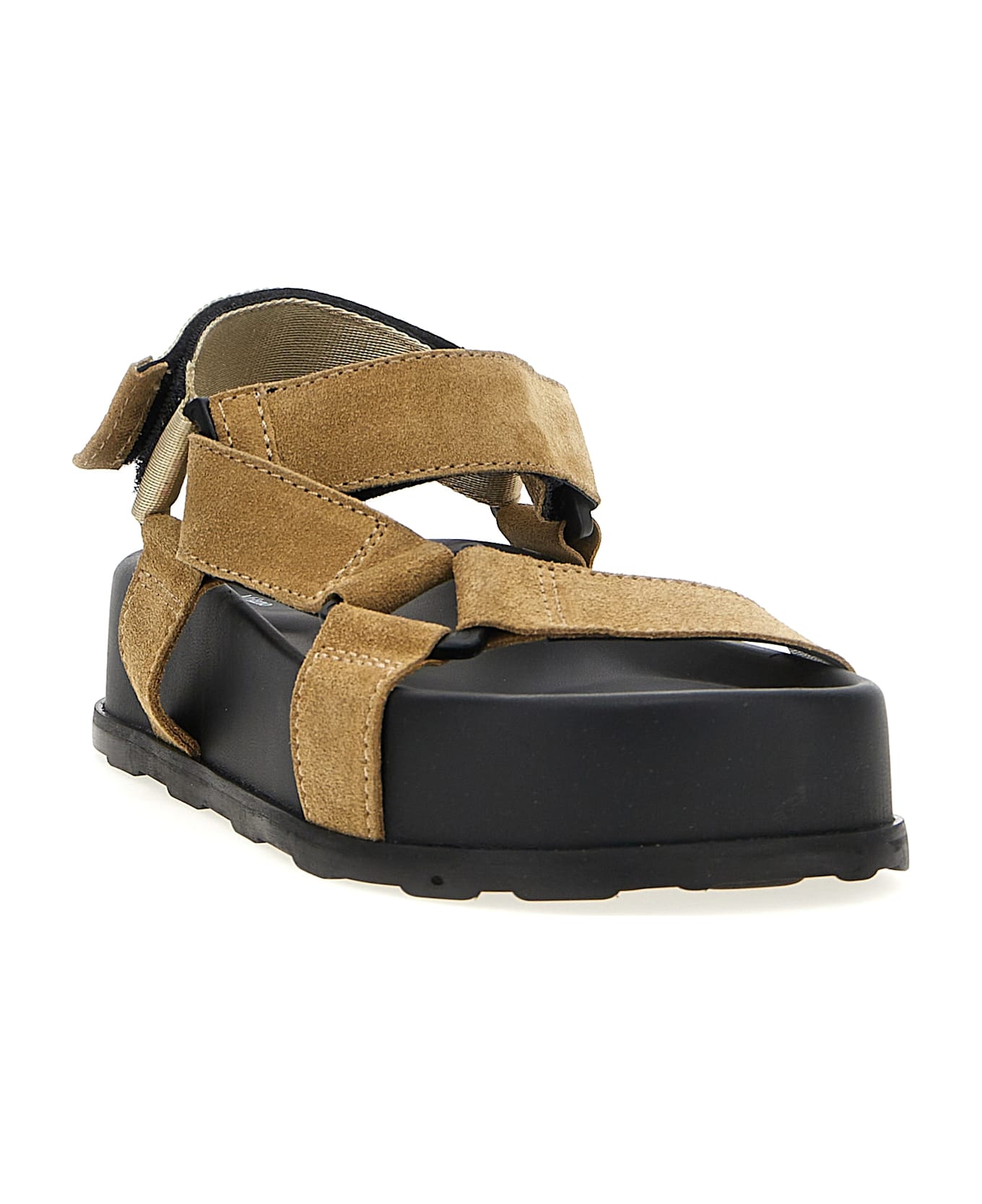 Moschino Suede Sandals - Beige