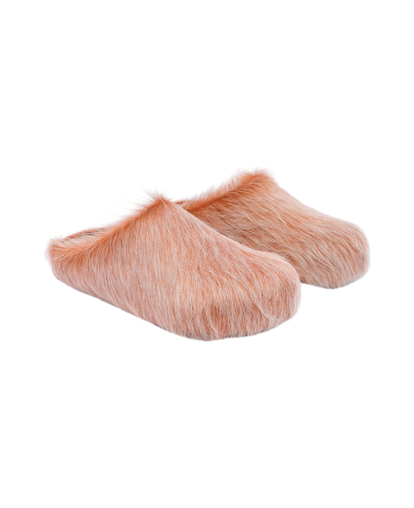 Marni Long Hair Fussbett Sabot - Winter Wheat