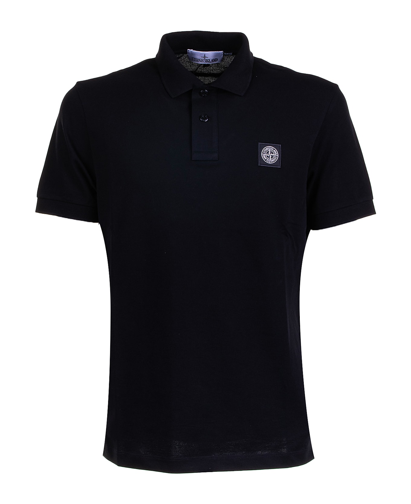Stone Island T-shirts And Polos Black - Black