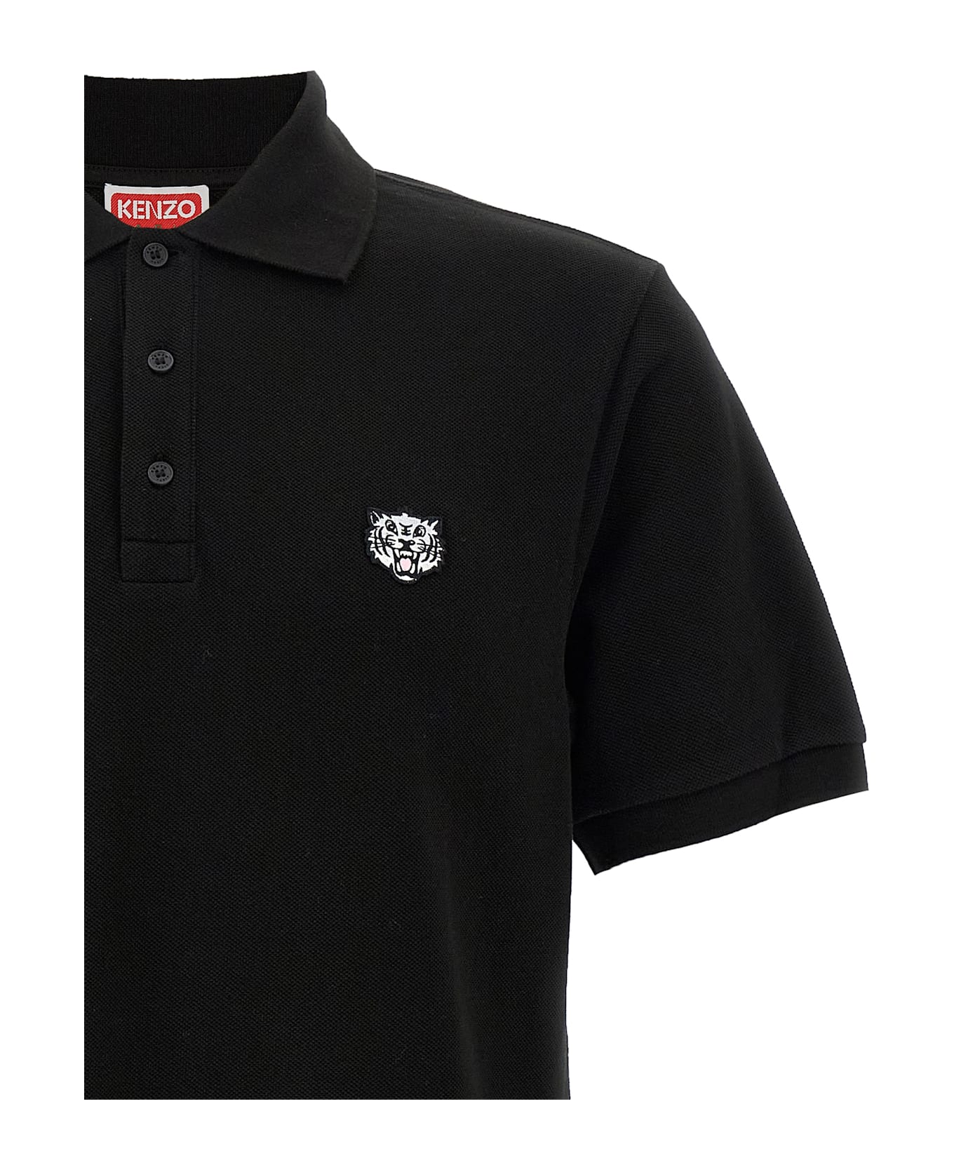 Kenzo 
kenzo Happy Tiger
 Polo Shirt - Black  