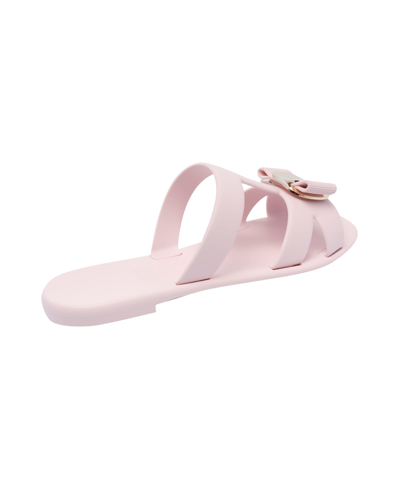 Ferragamo New Vara Flat Sandals - Pink
