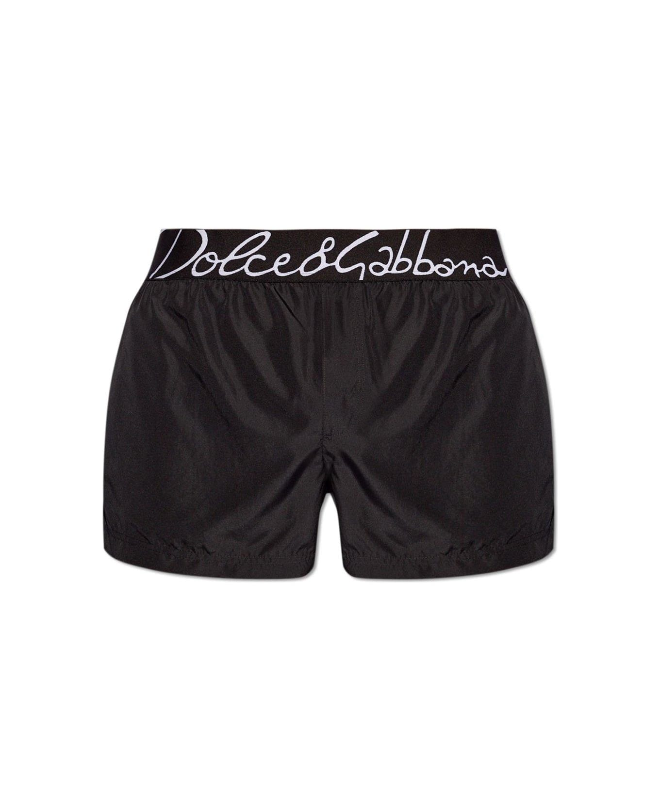 Dolce & Gabbana Swim Trunks - Nero