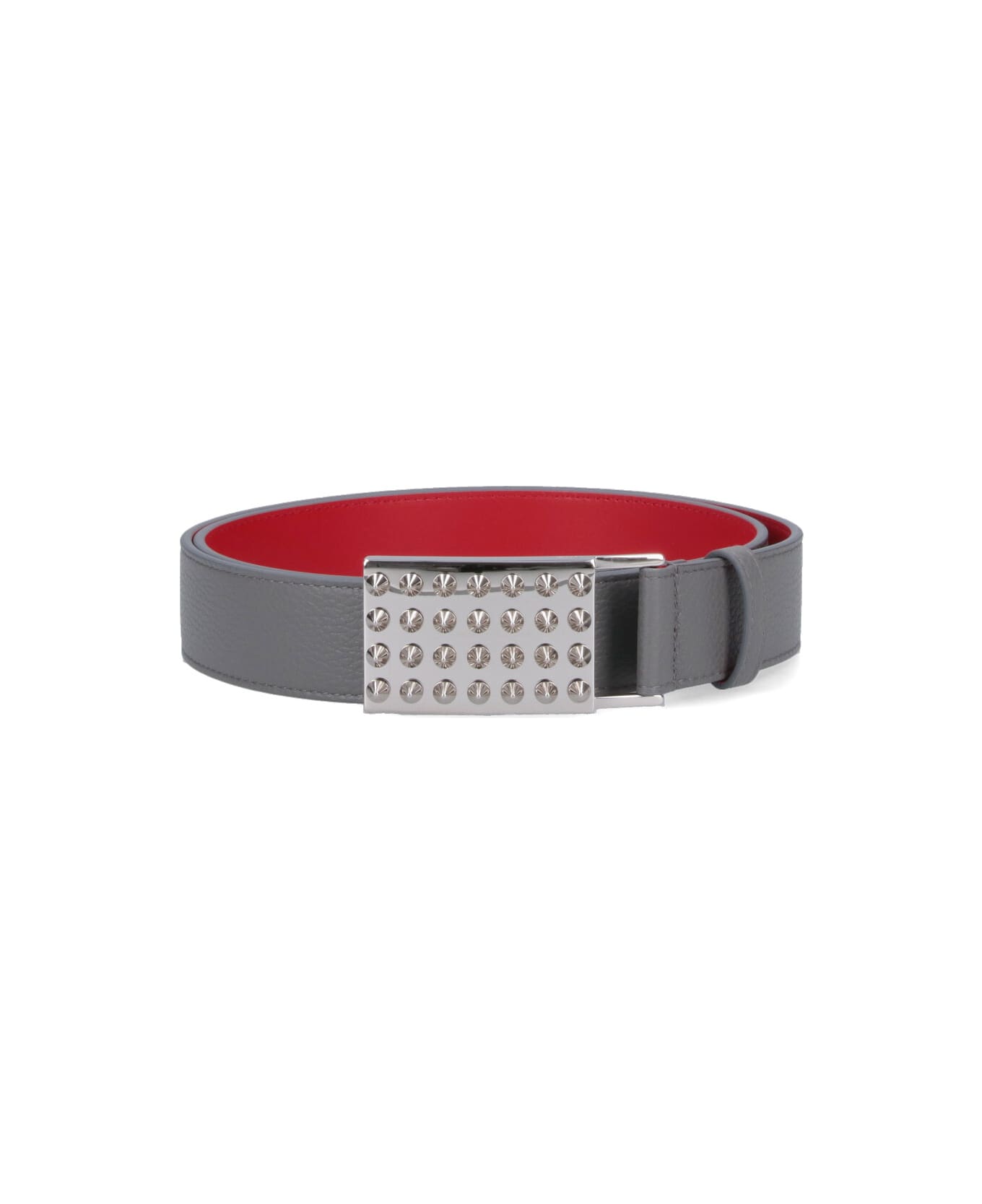 Christian Louboutin 
funky
 Studs Belt - Gray
