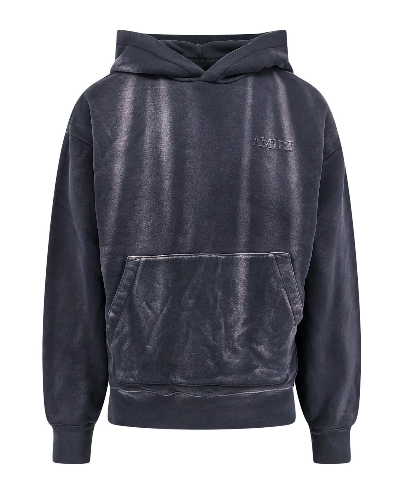 Vintage Hooded Cotton Sweatshirt - Thumbnail 2