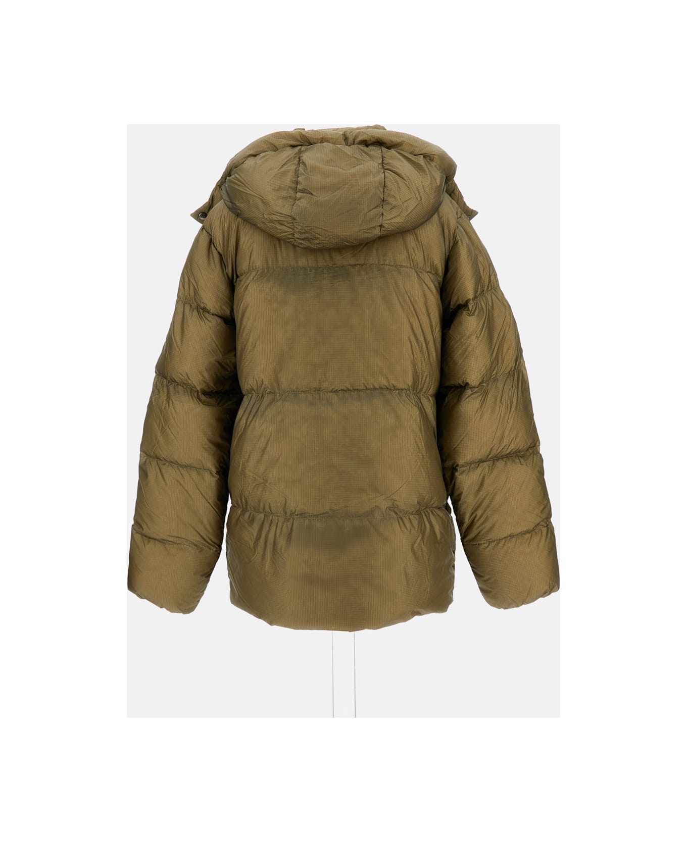 Pyrenex Shift Hooded Ripstop Down Jacket - Beige