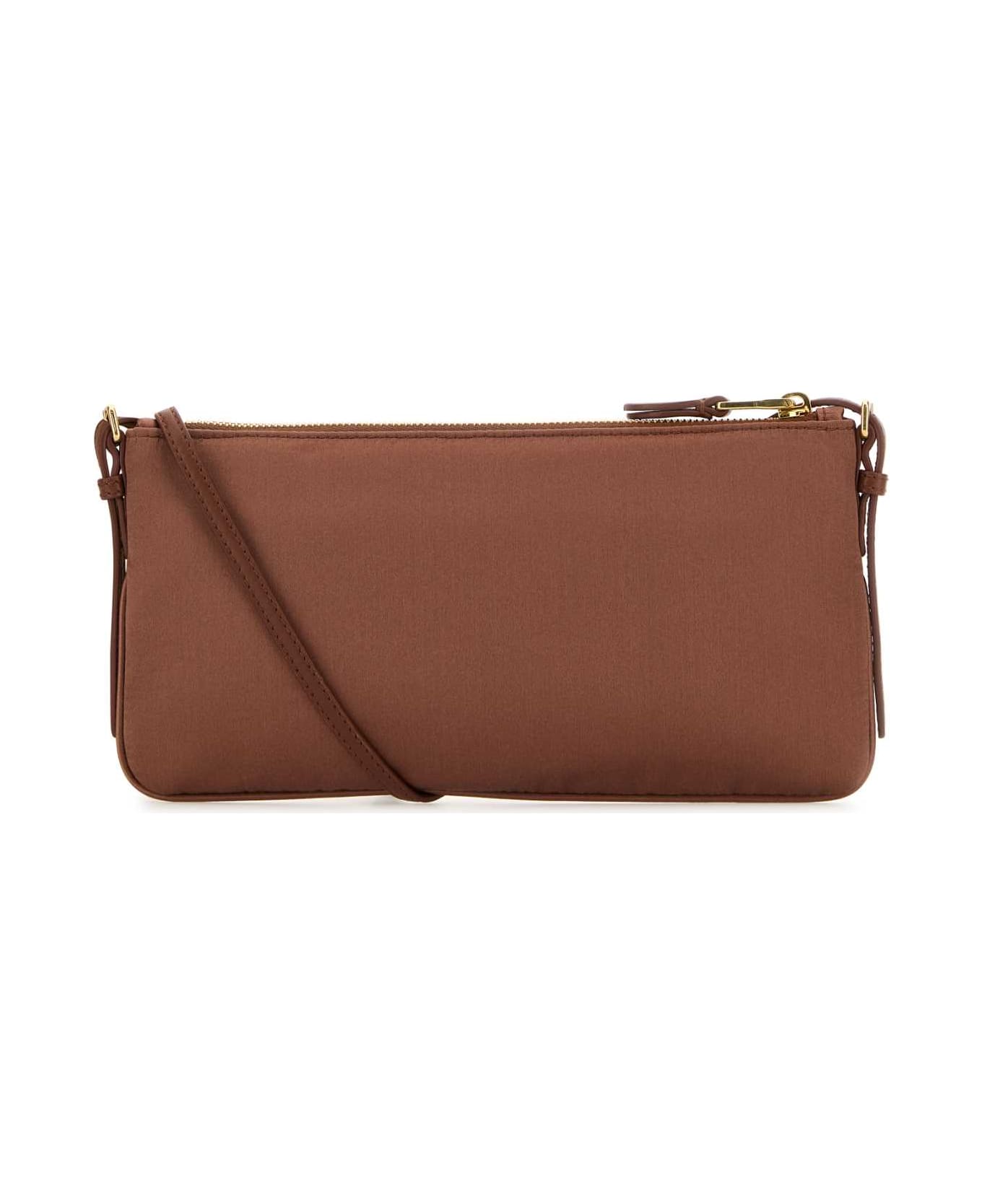 Miu Miu Logo Mini Pouch - CACAO