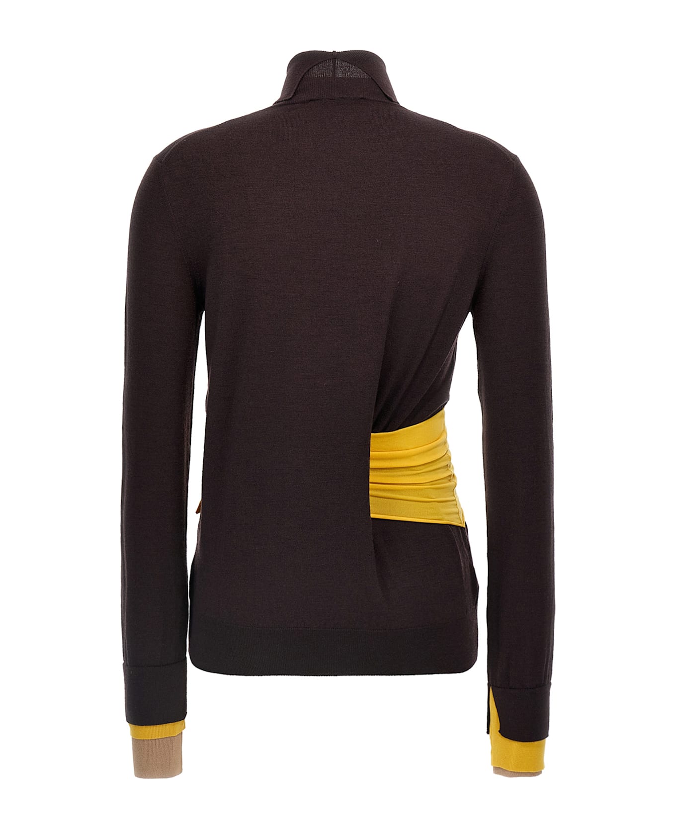 Fendi Wool Turtleneck Sweater - Purple