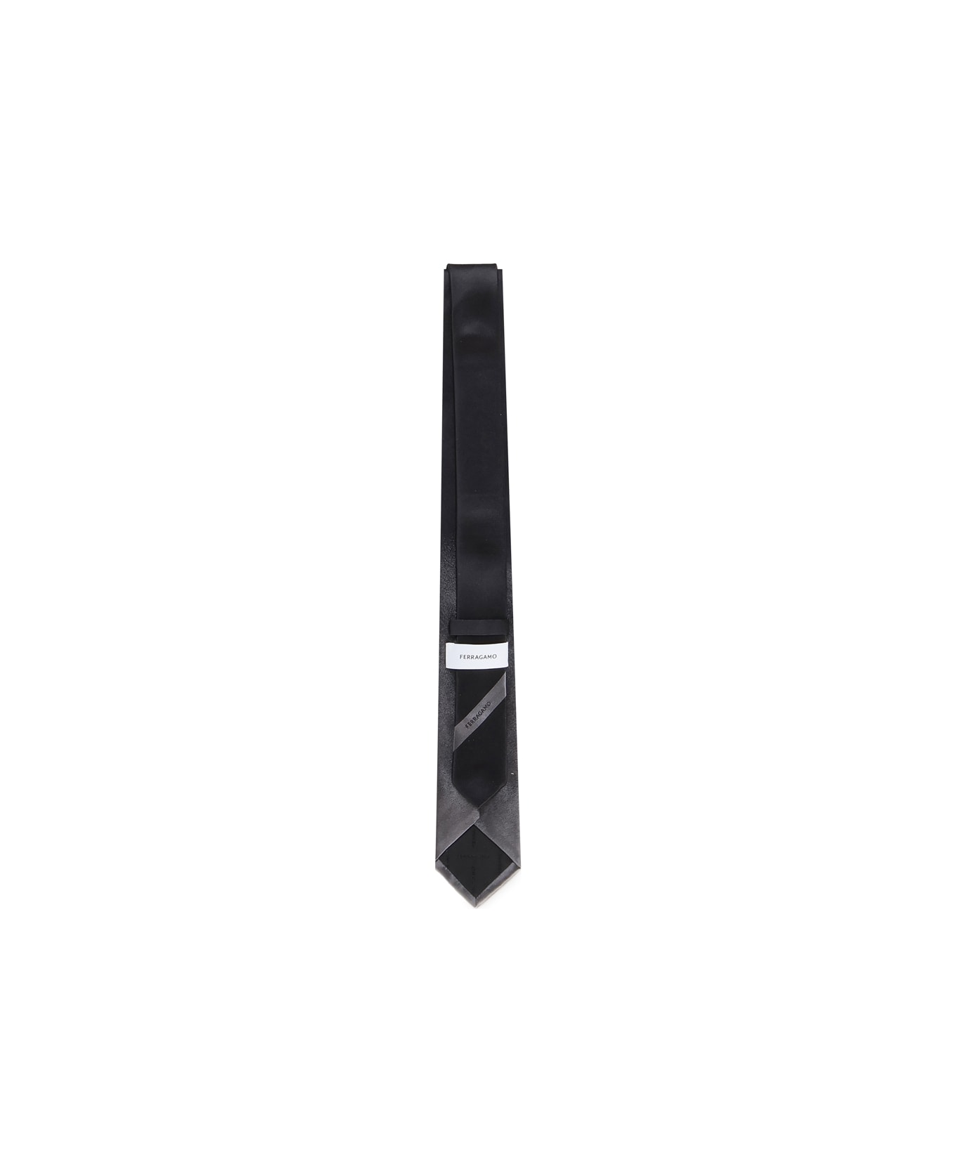 Ferragamo Tie With Shaded Effect - Black, grey ネクタイ