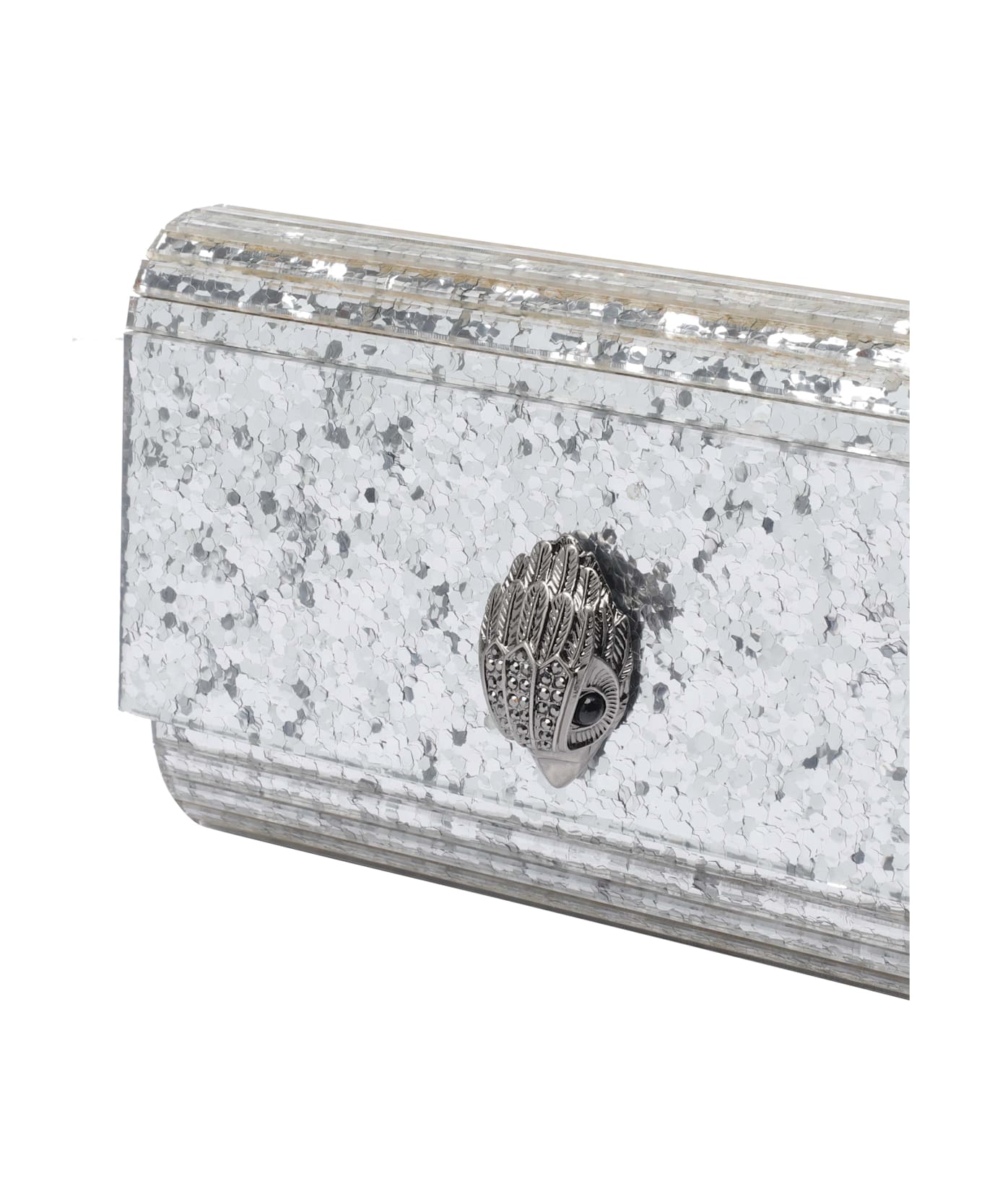Kurt Geiger Party Eagle Clutch - Silver
