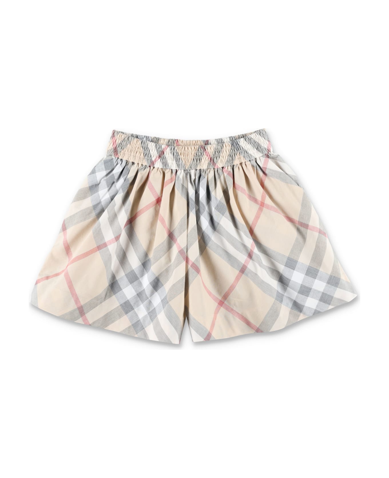 Burberry Kid - Shorts Check - PALE STONE IP CHECK