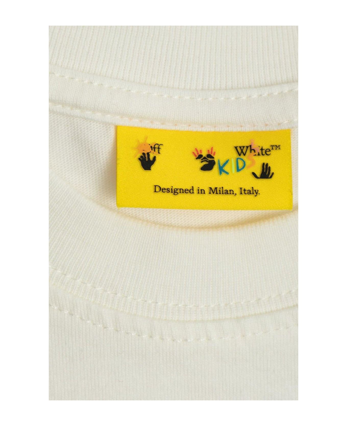 Off-White Off Split T-shirt - White Black
