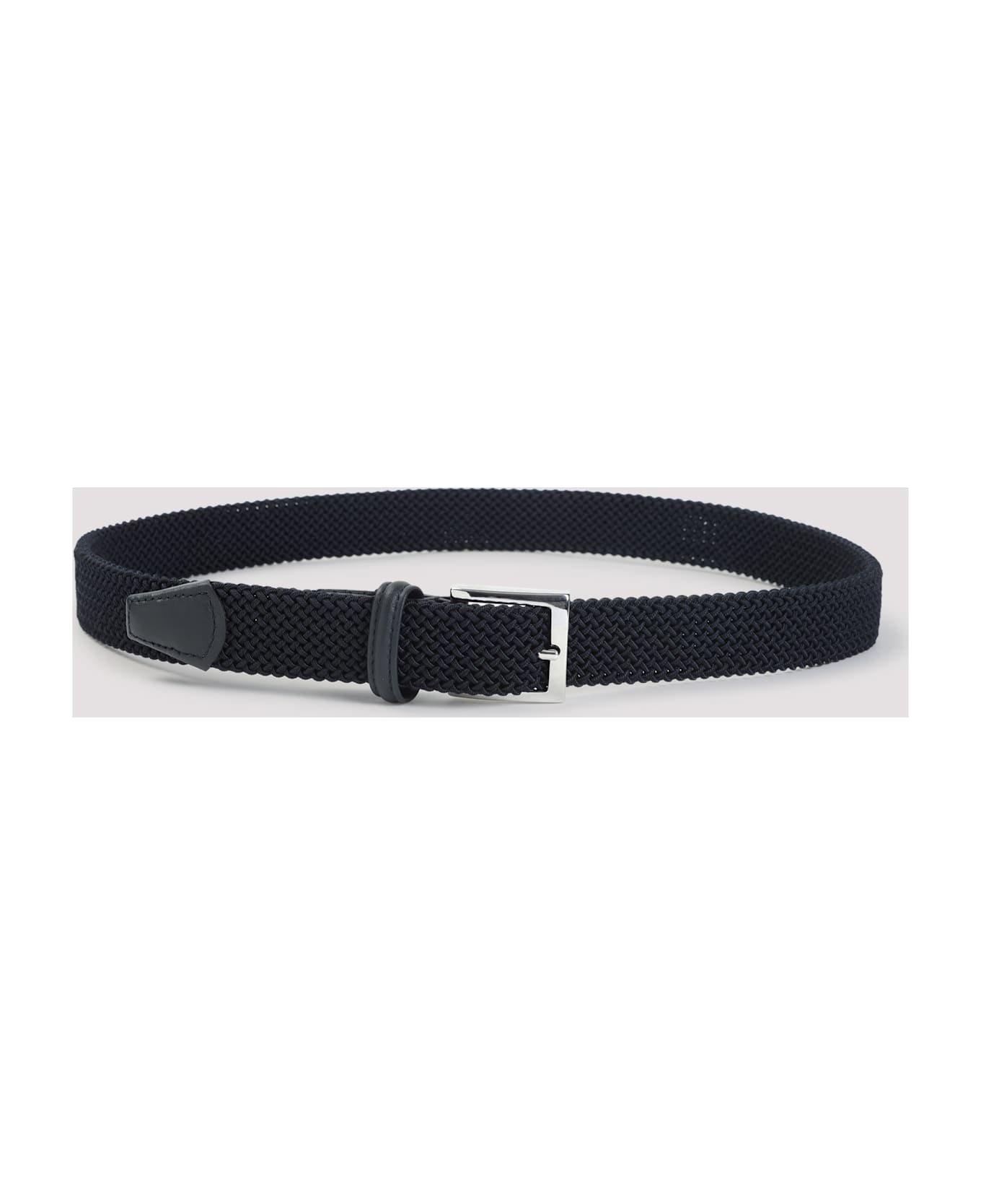 Kiton Elastic Belt - Blu Navy