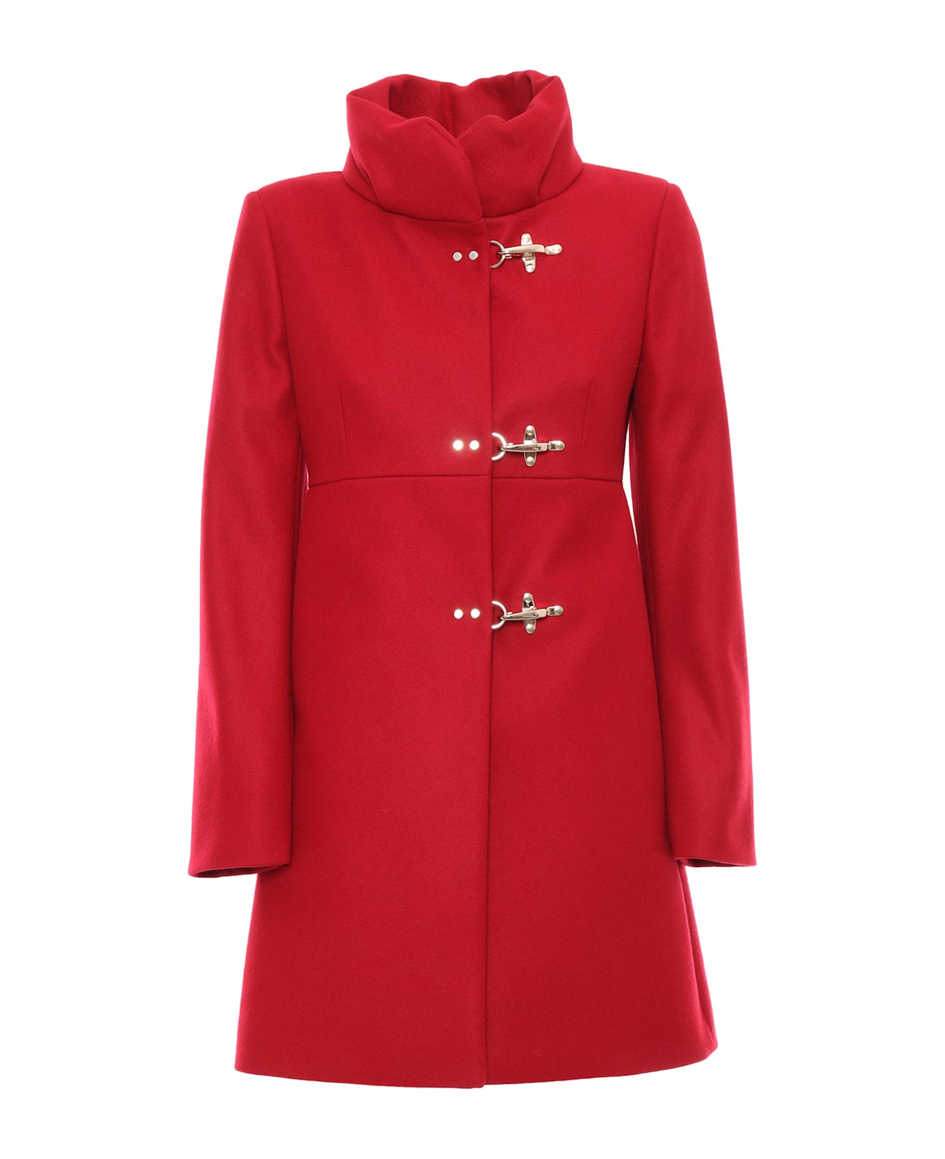 Fay Romantic Lined Coat - RED