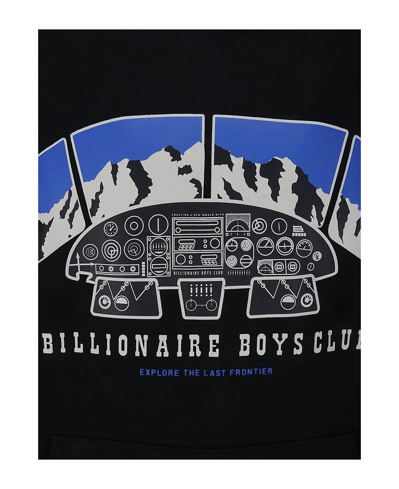 Billionaire Boys Club Flight Deck Popover Hood - BLACK フリース