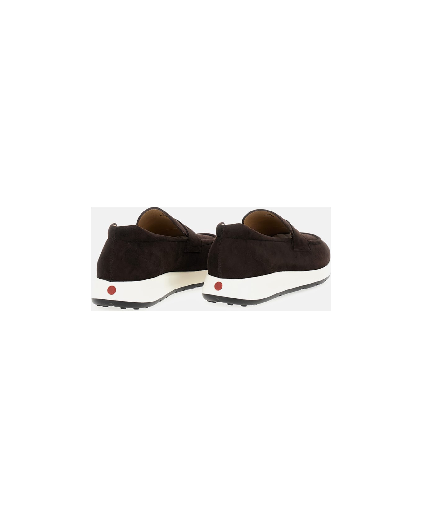 Tod
s Red Hot Pashmy Suede Loafer-sneakers - Brown