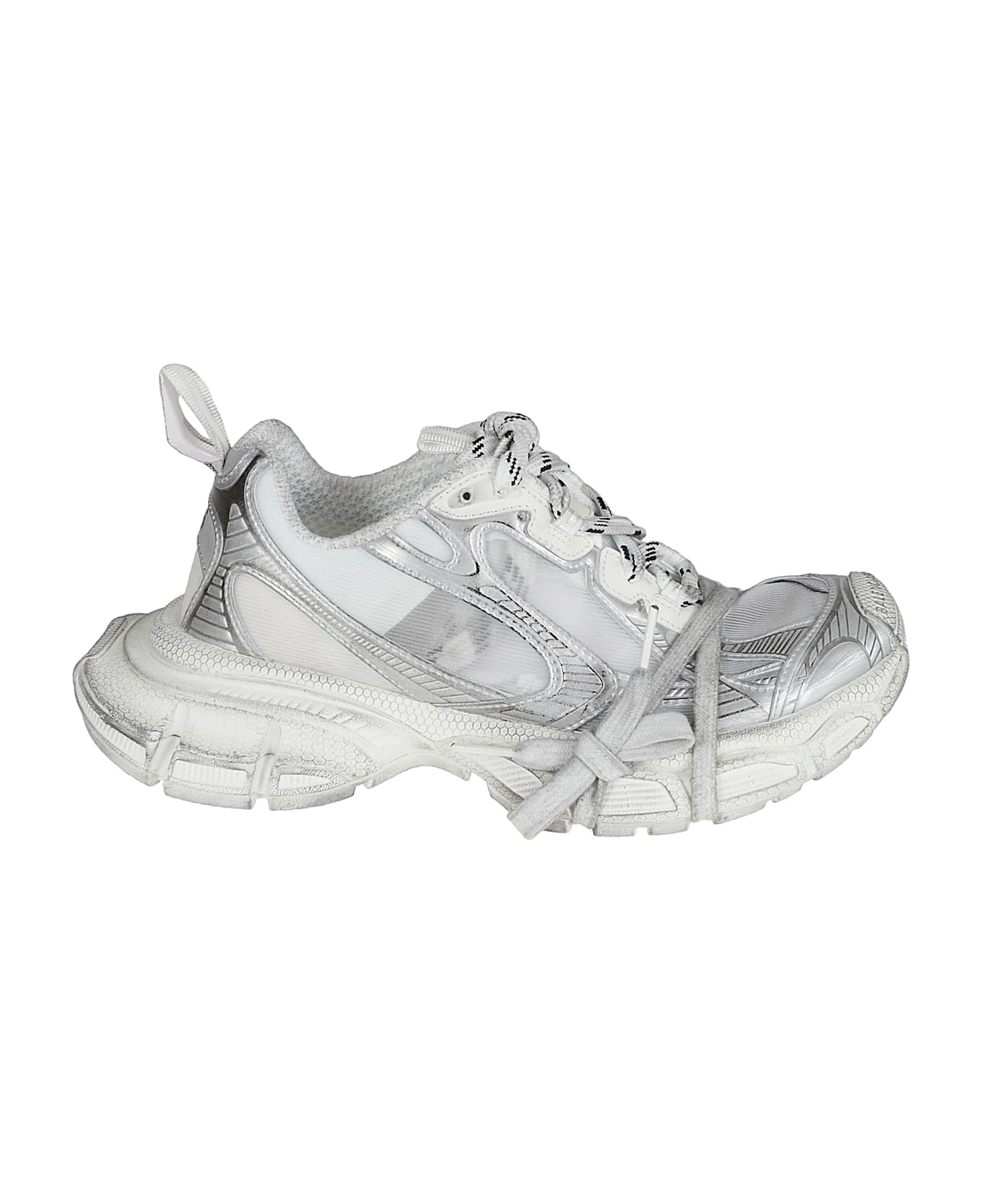 Balenciaga Summer Mesh Sneakers - White/Silver