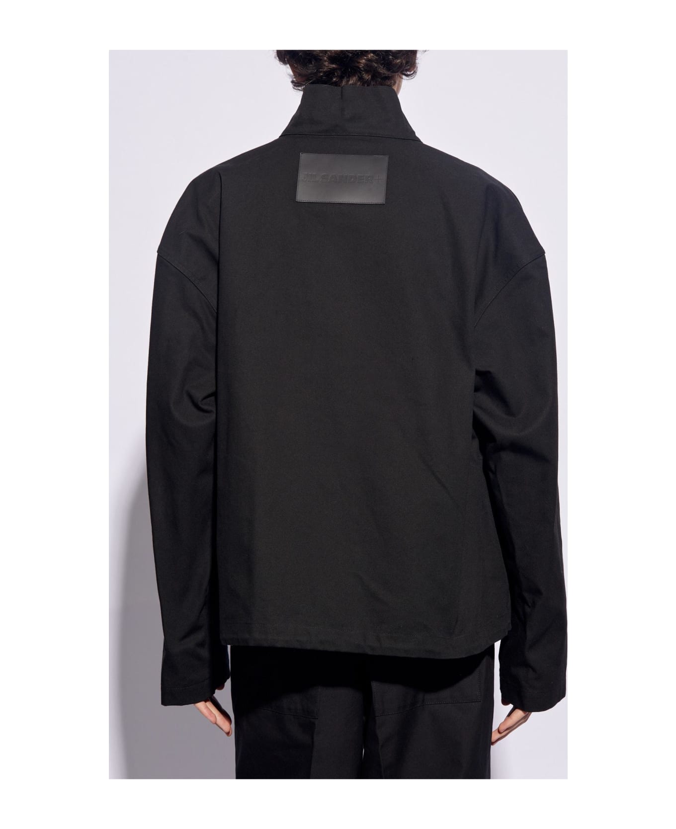 Jil Sander + Jacket With Standing Collar - BLACK