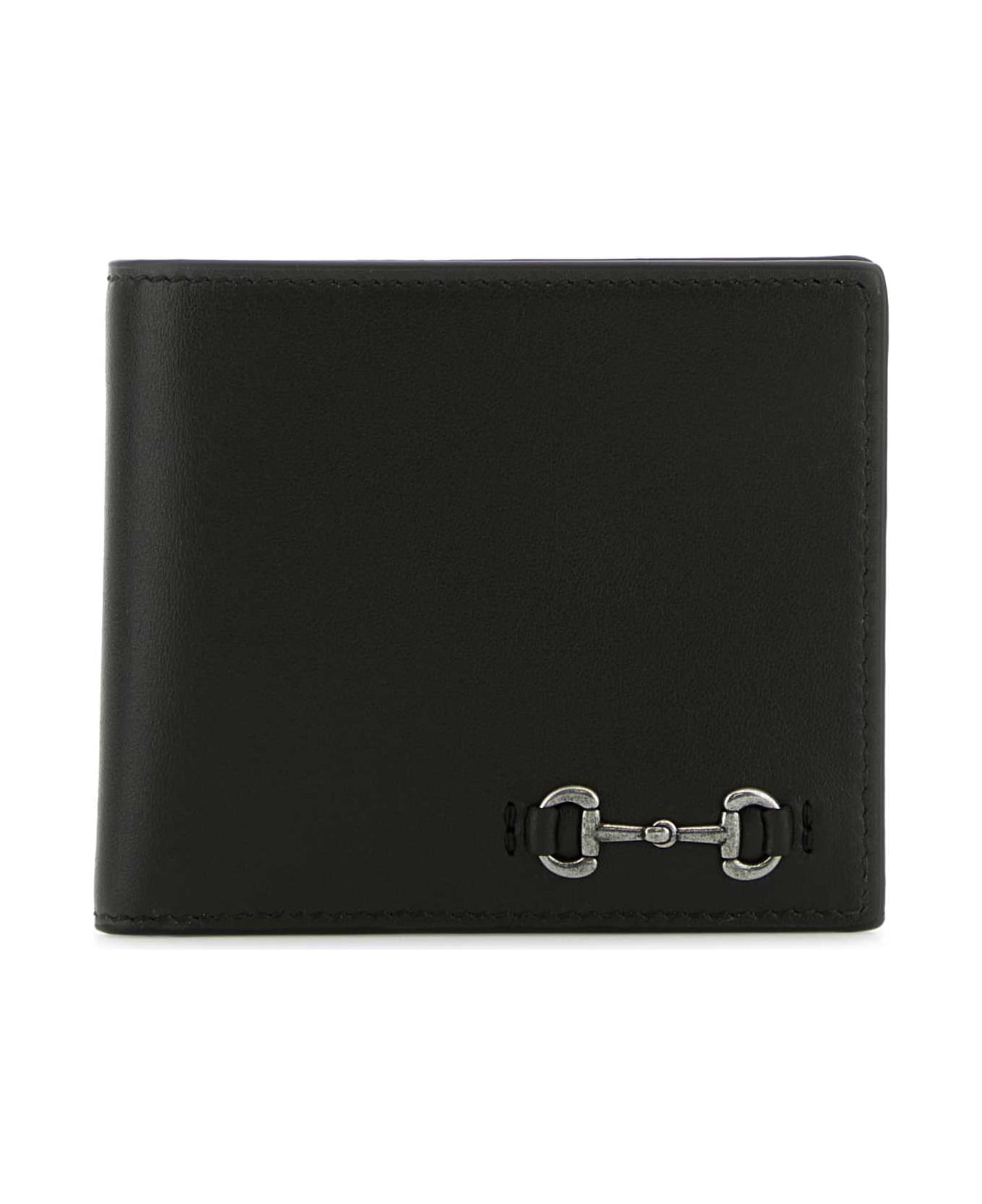 Gucci Black Leather Wallet - NERO