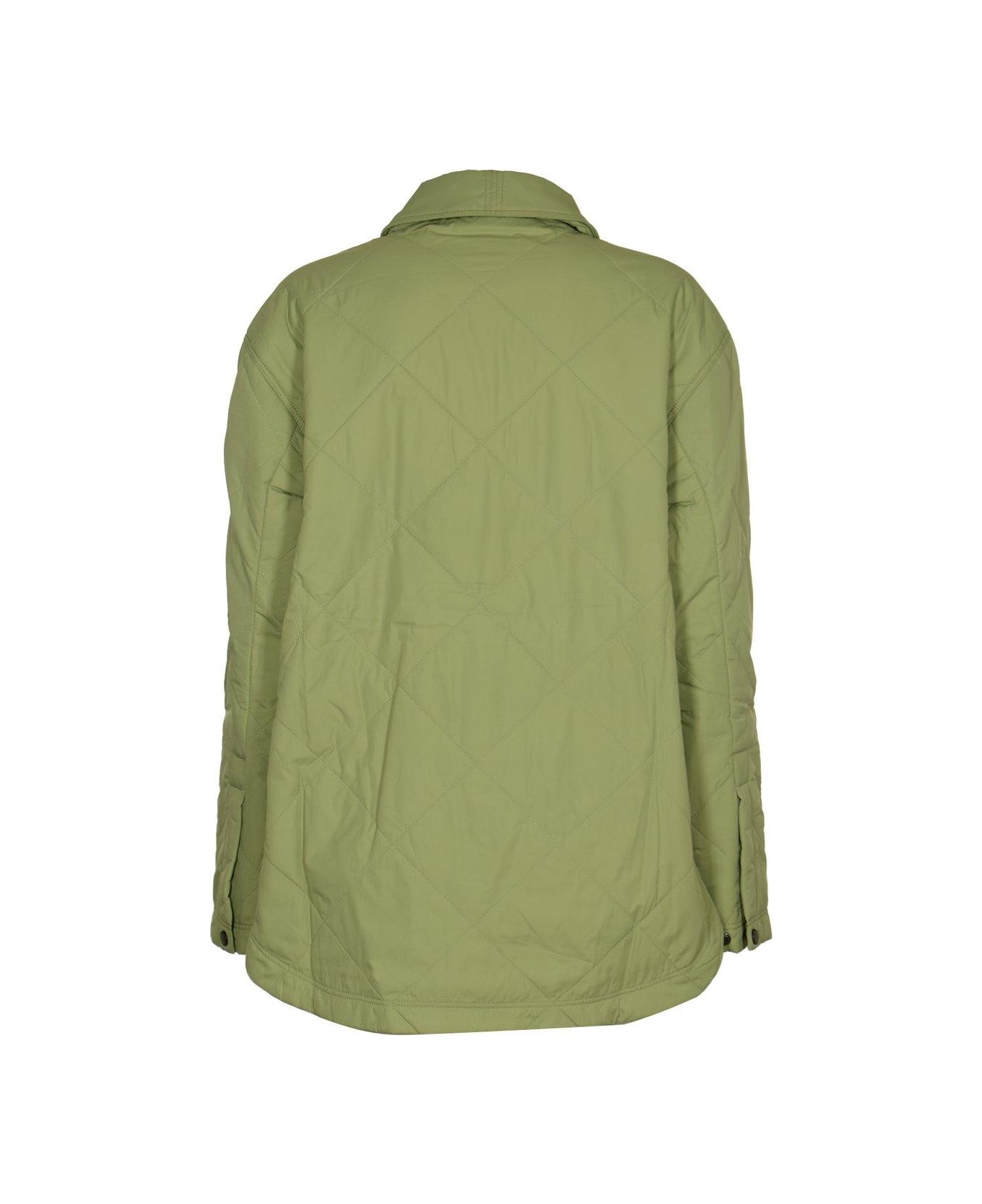 Canada Goose Collared Button-up Quilted Jacket - CEDAR GREEN