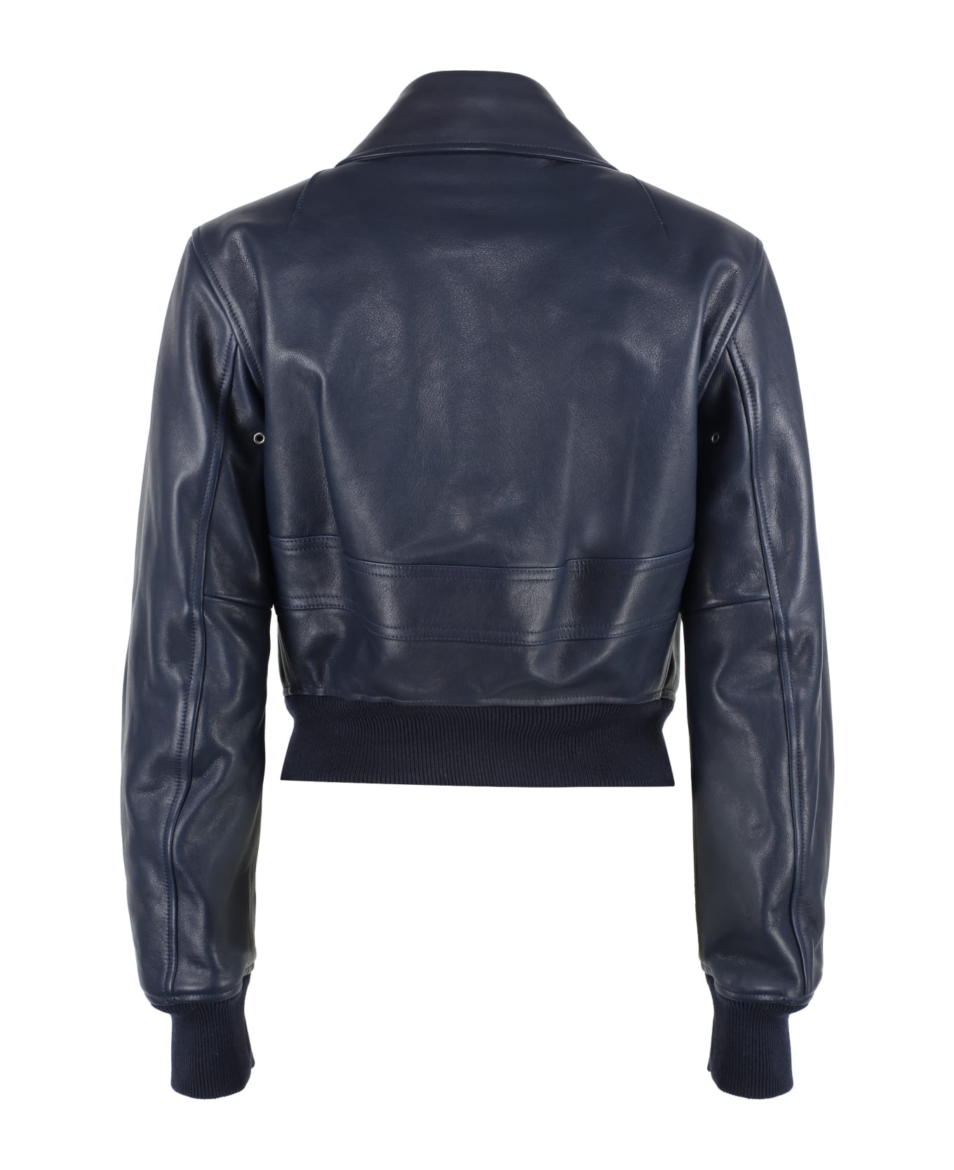 Bottega Veneta Leather Jacket - blue