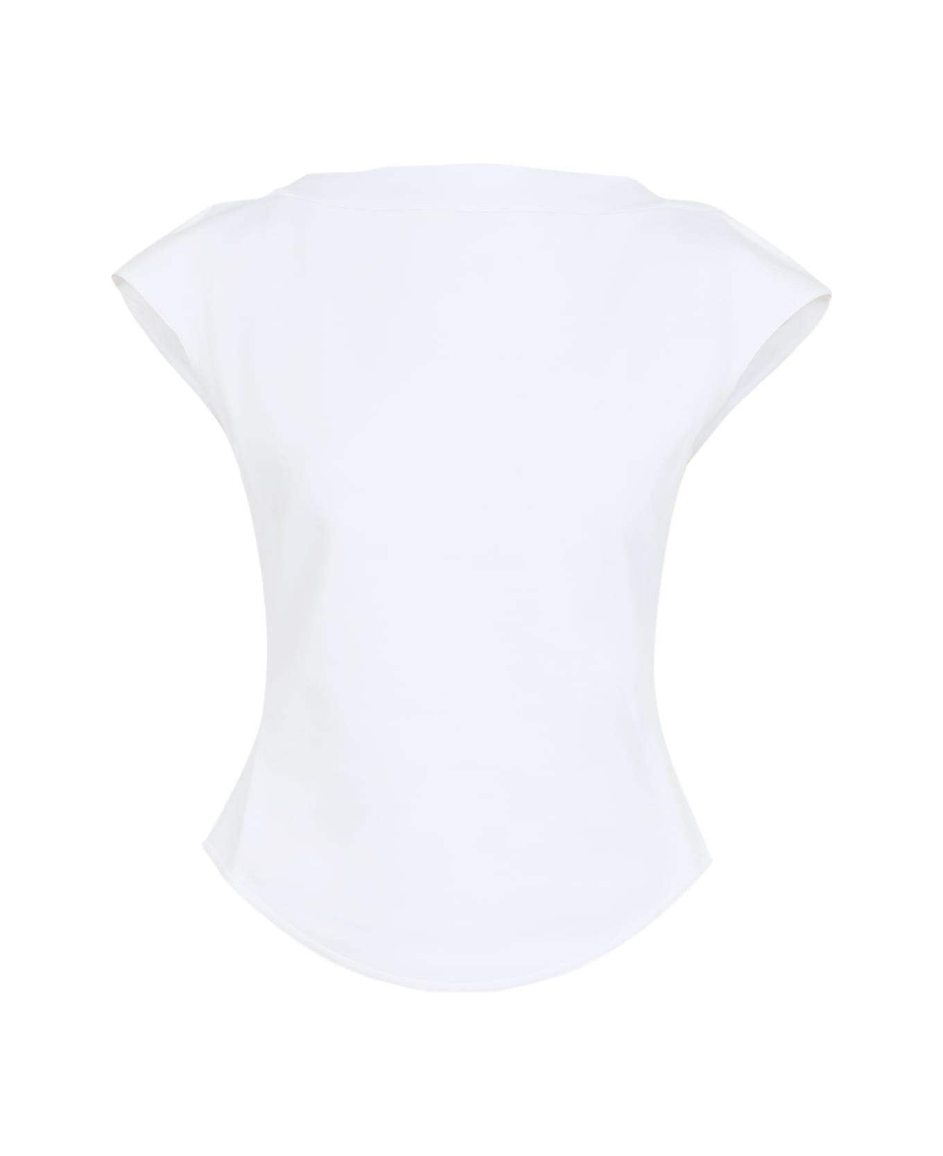 Alaia Alaïa Cap T-shirt - Blanc