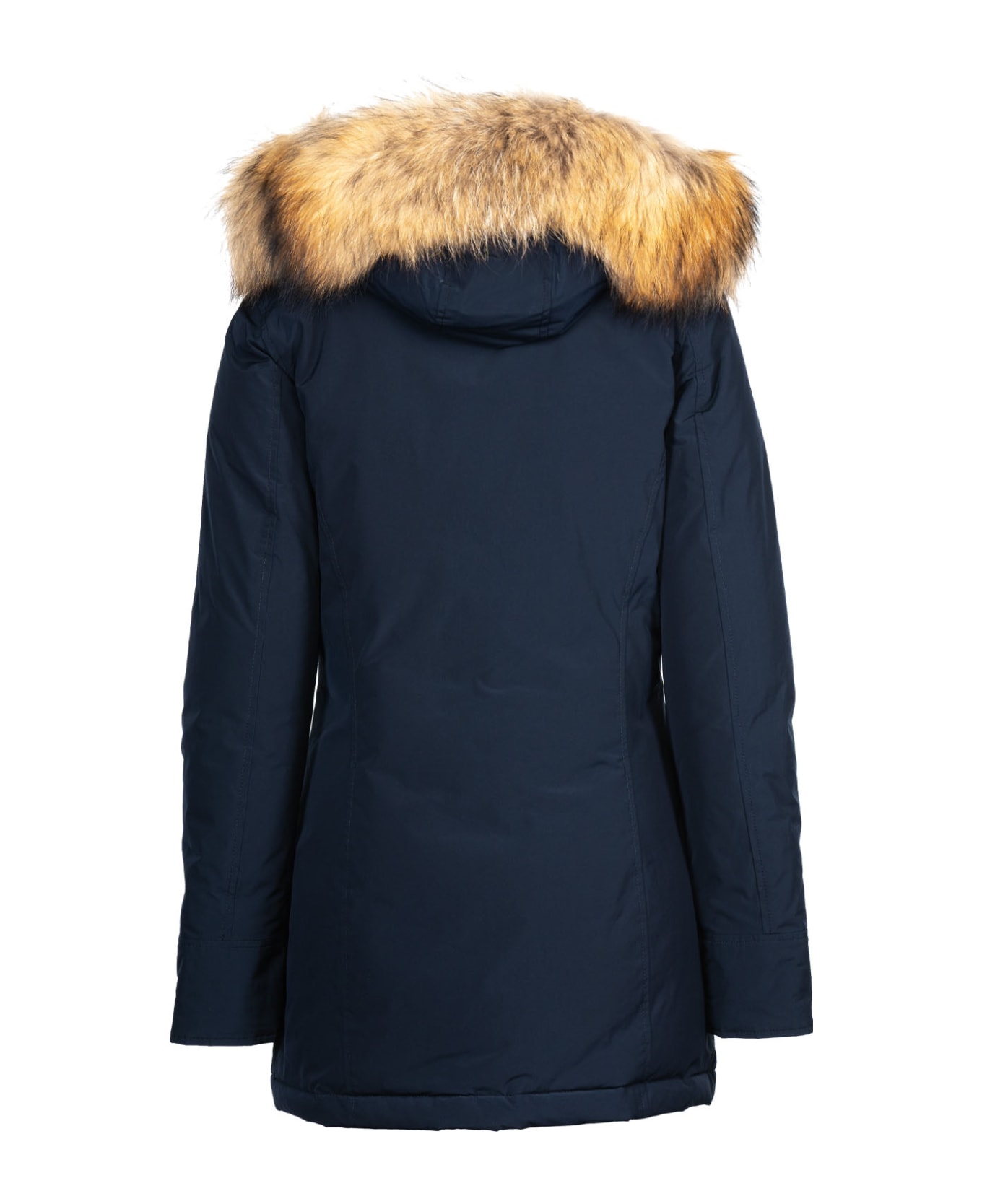 Woolrich Luxury Arctic Raccoon Parka - Blu コート