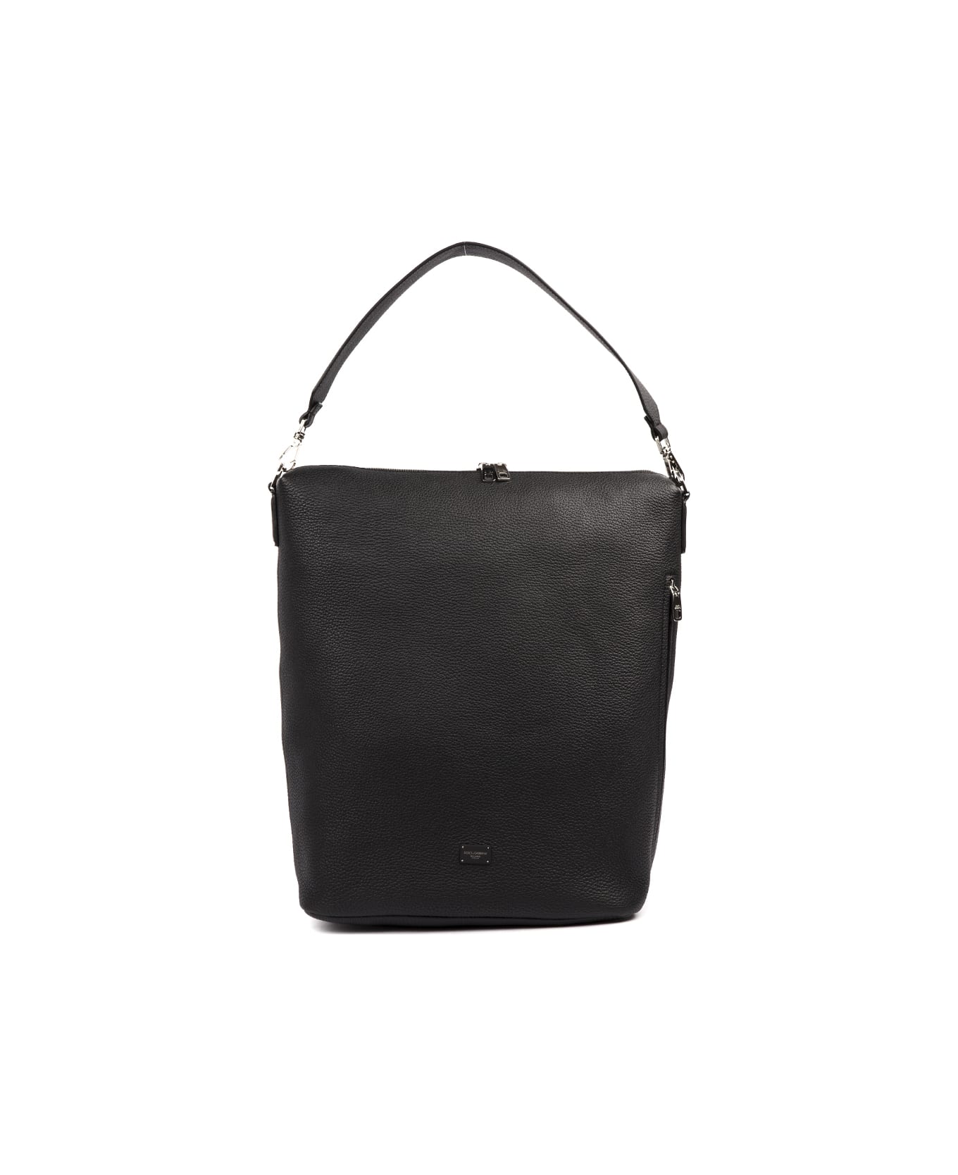 Dolce & Gabbana Black Tote Leather Bag - Black