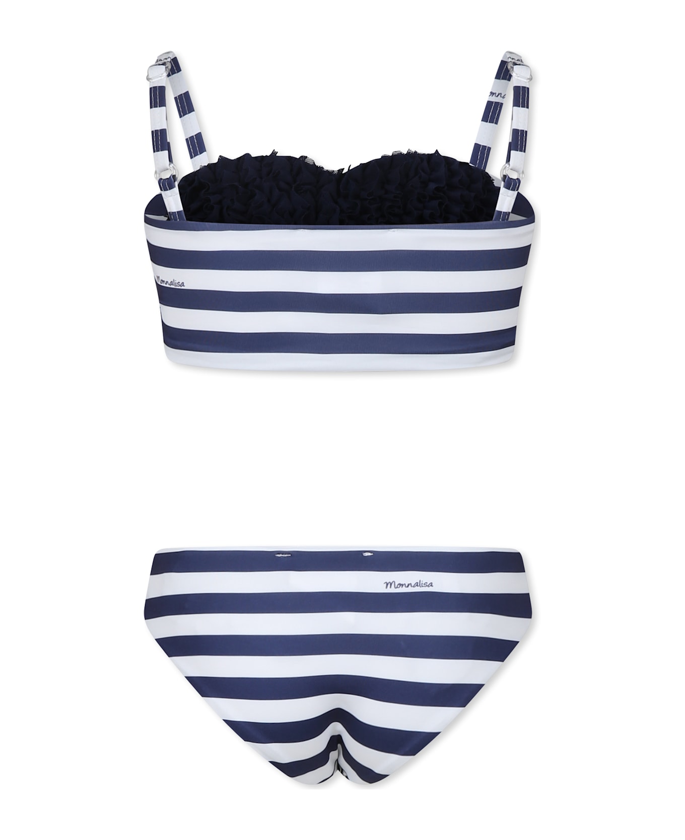 Monnalisa Blue Bikini For Girl With Heart - Blue