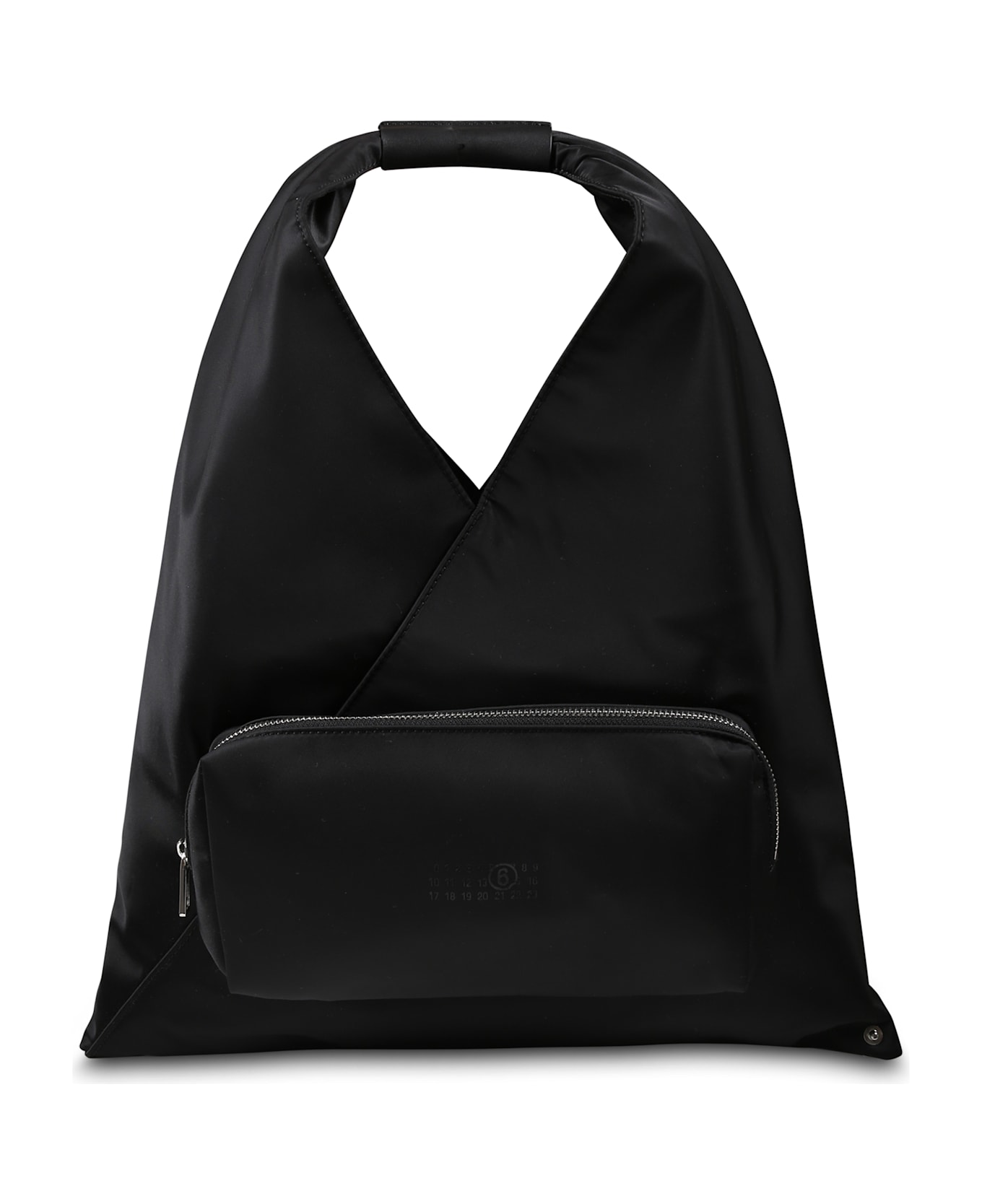 MM6 Maison Margiela Black Japanese Bag For Girl With Logo - Black