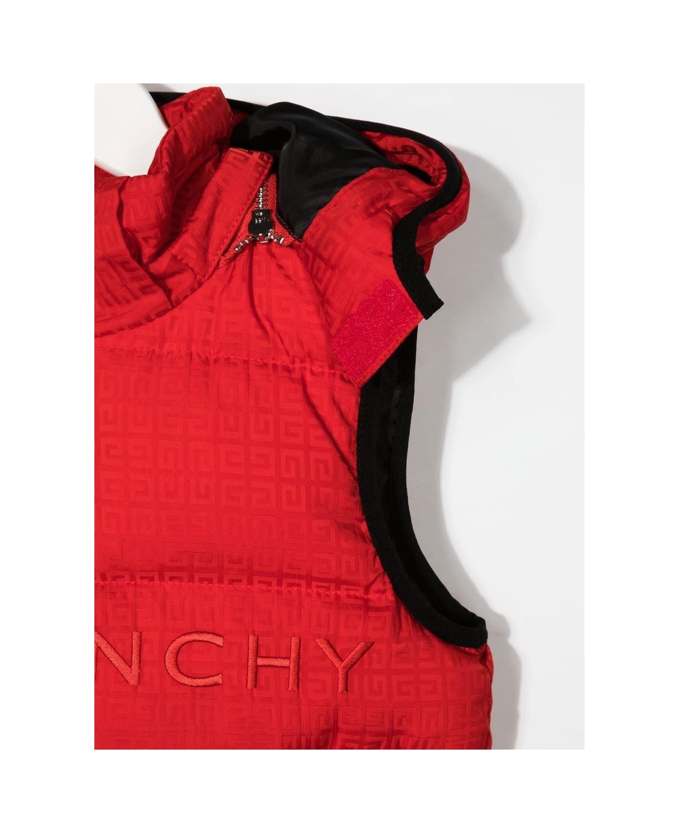 Givenchy Red Polyester Gilet - Rosso