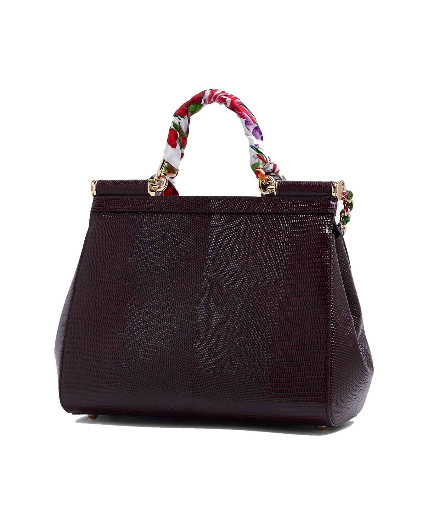 Dolce & Gabbana Sicily Dauphine Handbag - Red