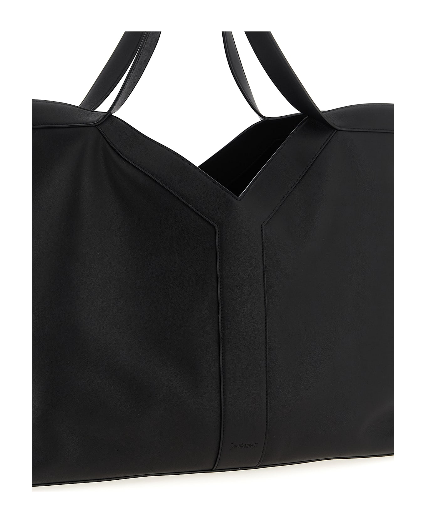 Saint Laurent 
y
 Large Shopping Bag - Black  