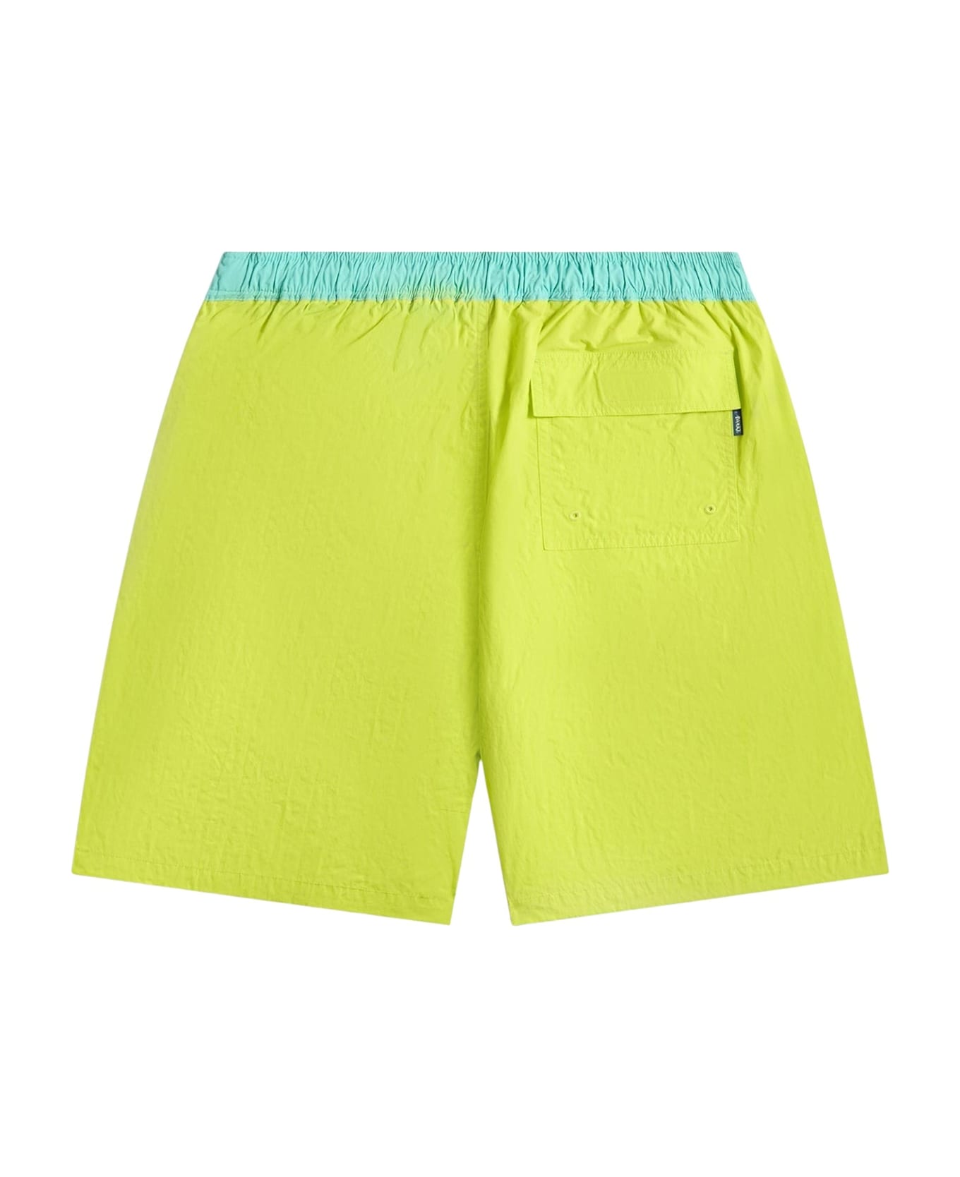 Awake NY Classic Logo Swim Trunk - Lime