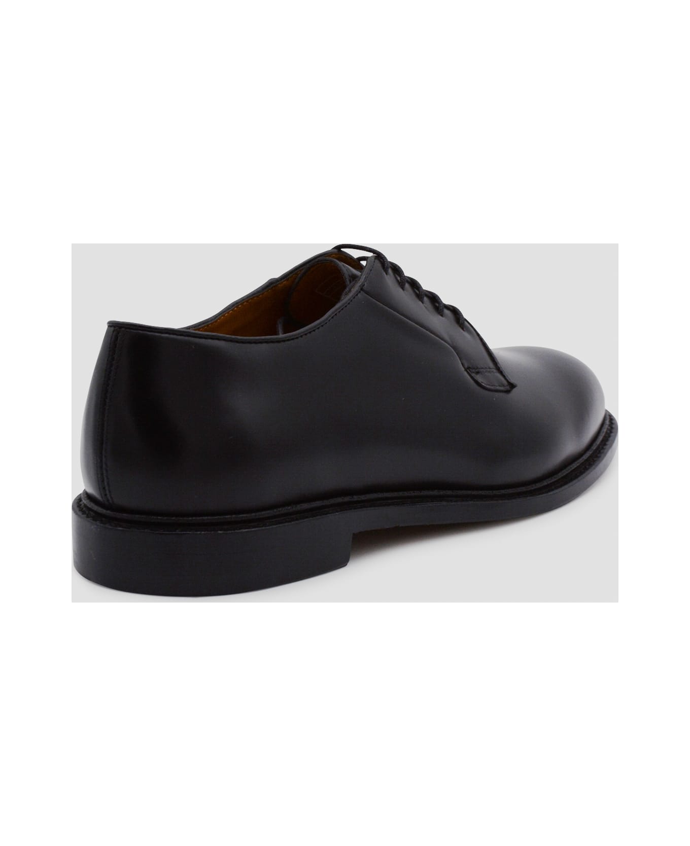 Sebago Black Leather Milton Gyw Lace Up Shoes - Black