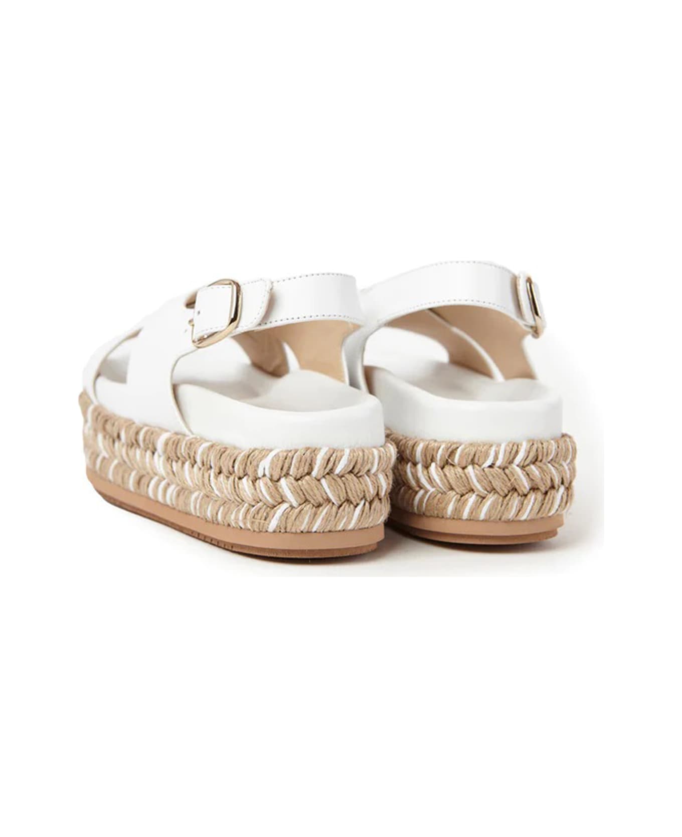 Paloma Barceló Flat Sandals - White サンダル