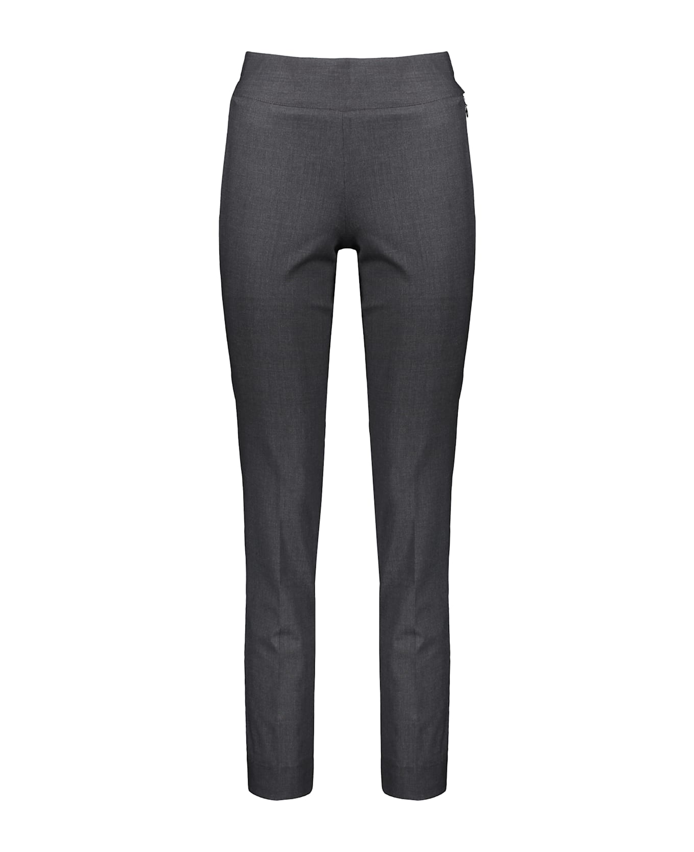 Herno Wool Blend Trousers - grey