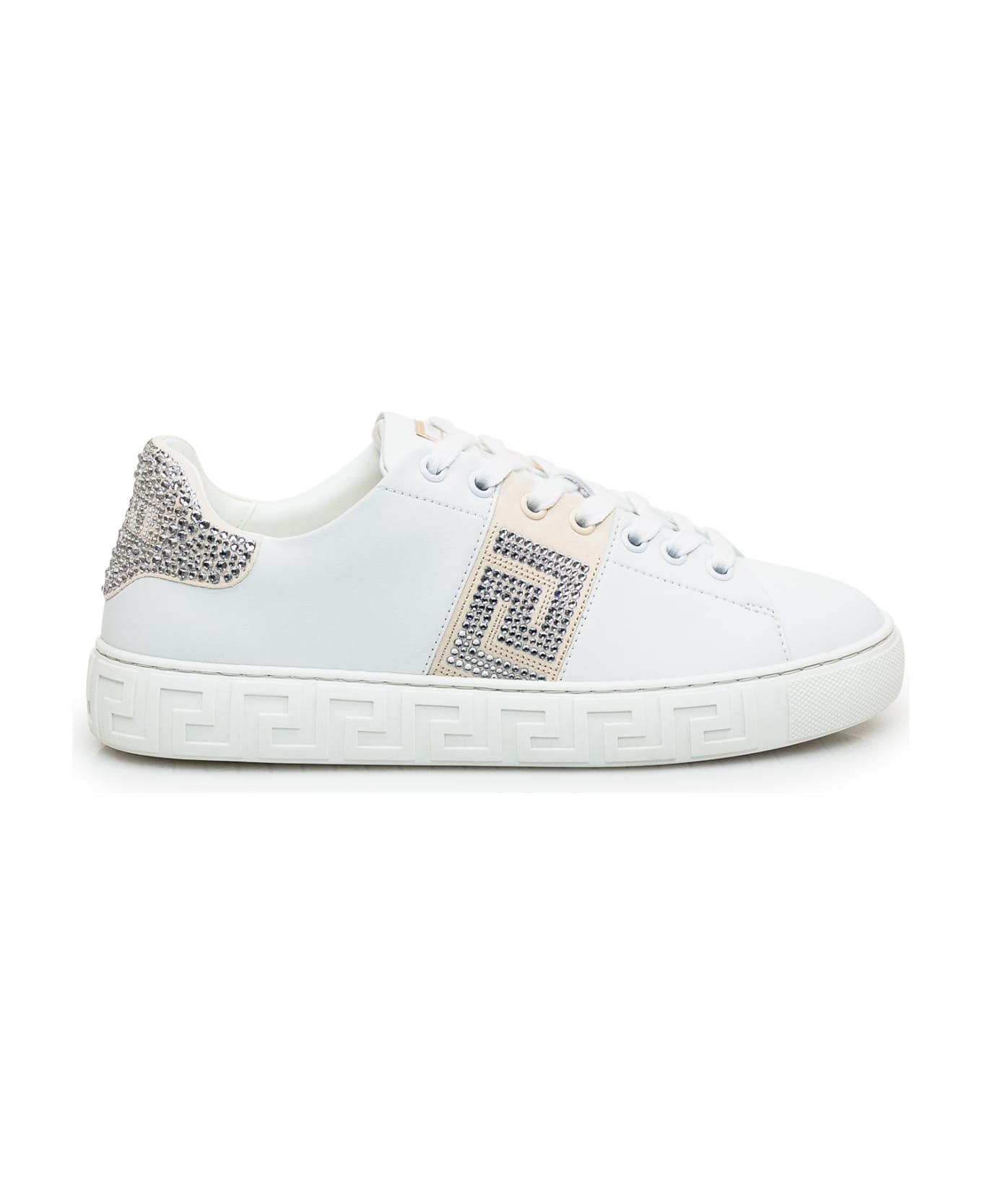 Versace Greca Sneaker - Bianco Ivory