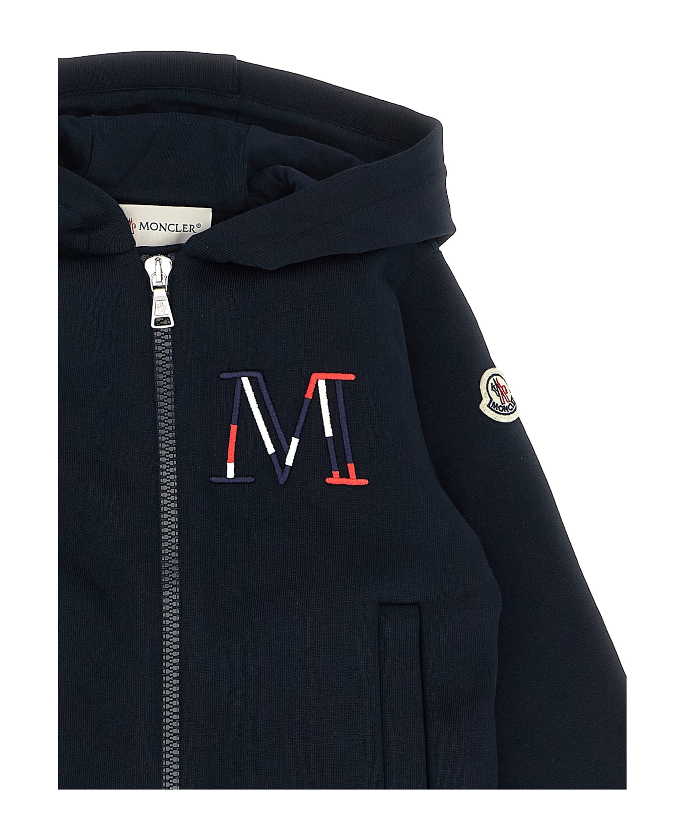 Moncler Logo Embroidery Sweatshirt + Joggers - Blue
